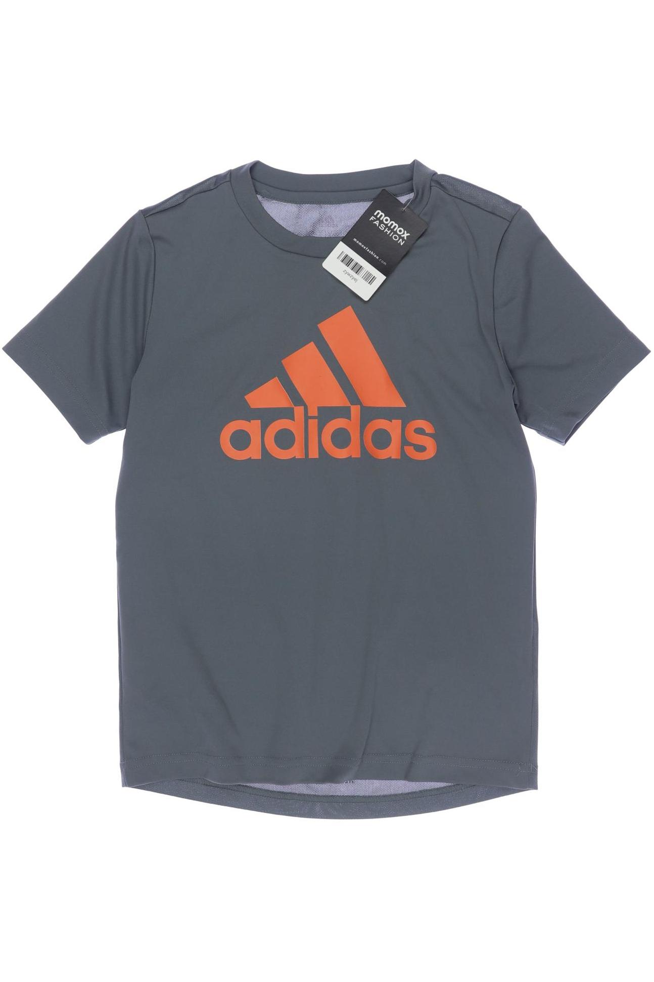 

adidas Herren T-Shirt, grau, Gr. 140