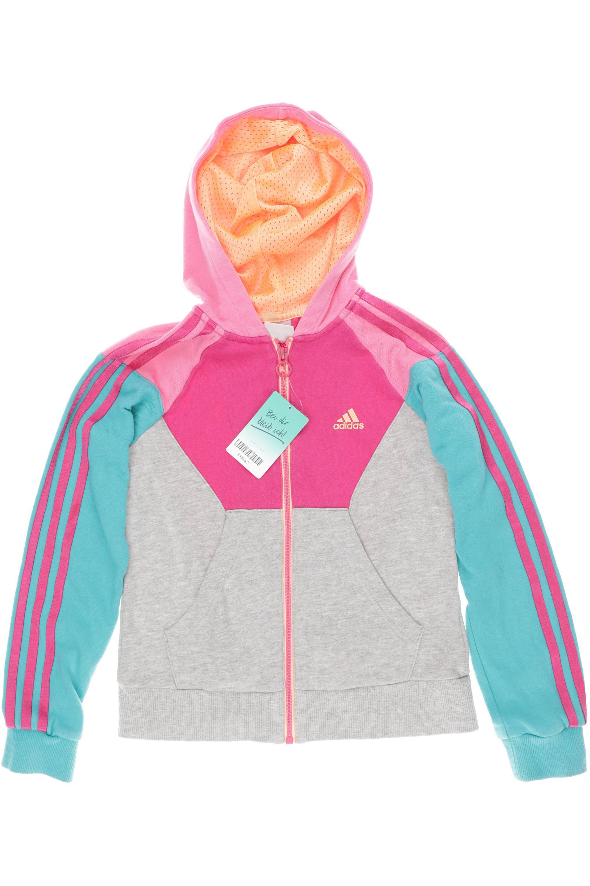

adidas Mädchen Jacke, grau, Gr. 140