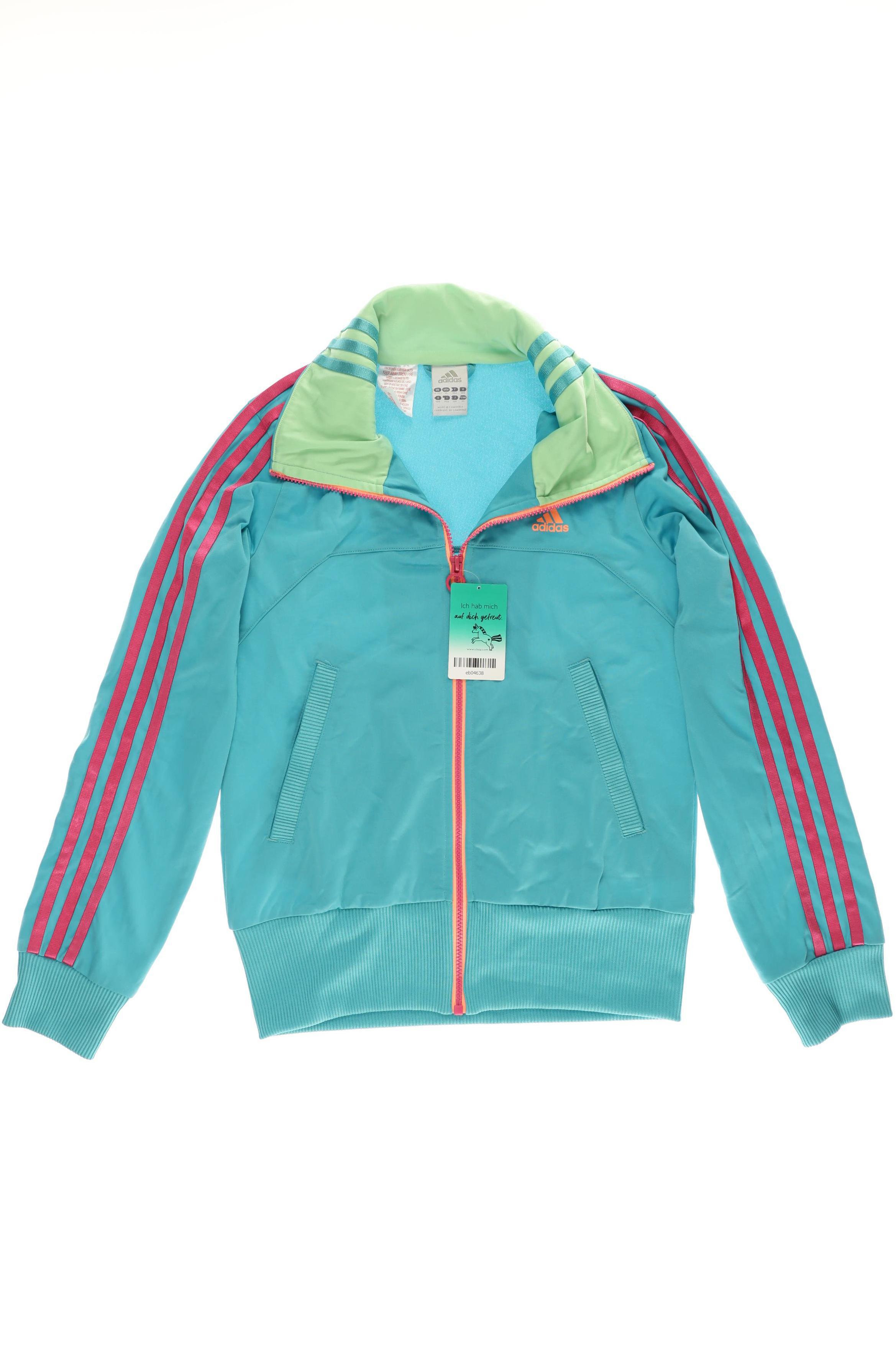 

adidas Mädchen Jacke, türkis, Gr. 164