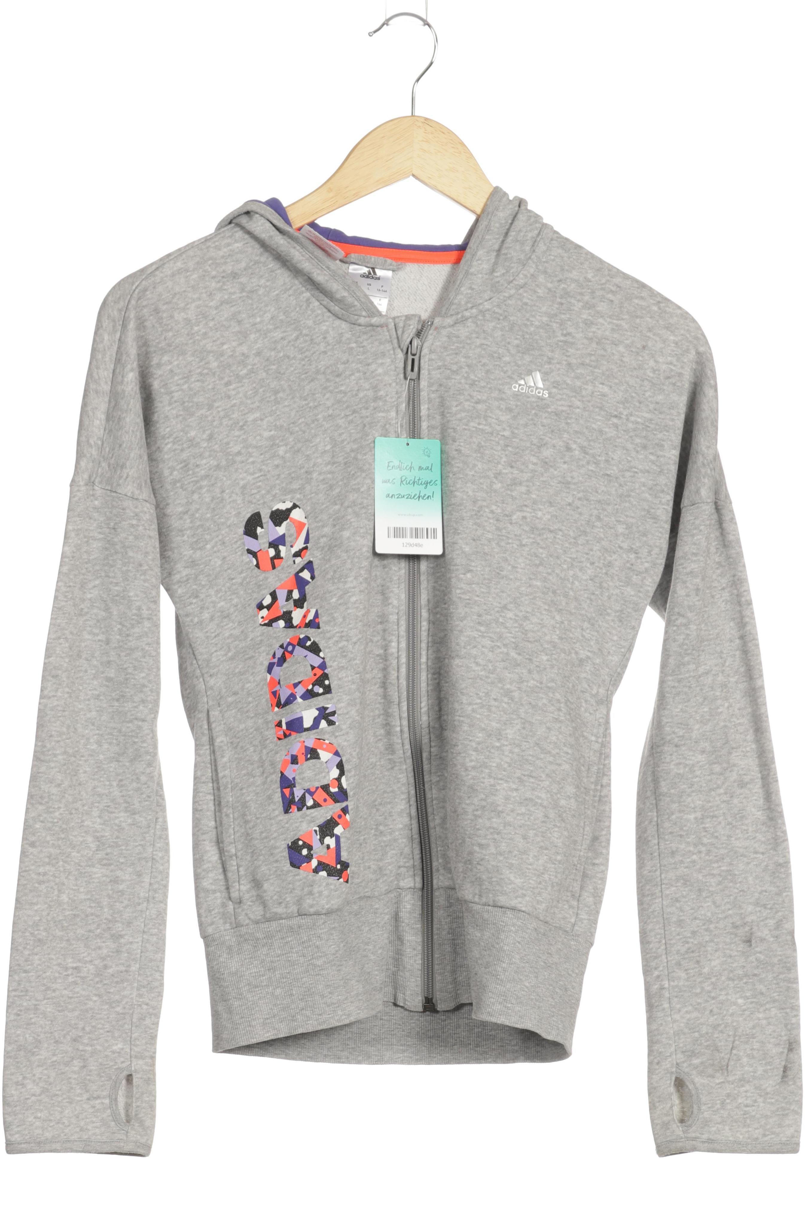 

adidas Mädchen Hoodies & Sweater, grau, Gr. 164