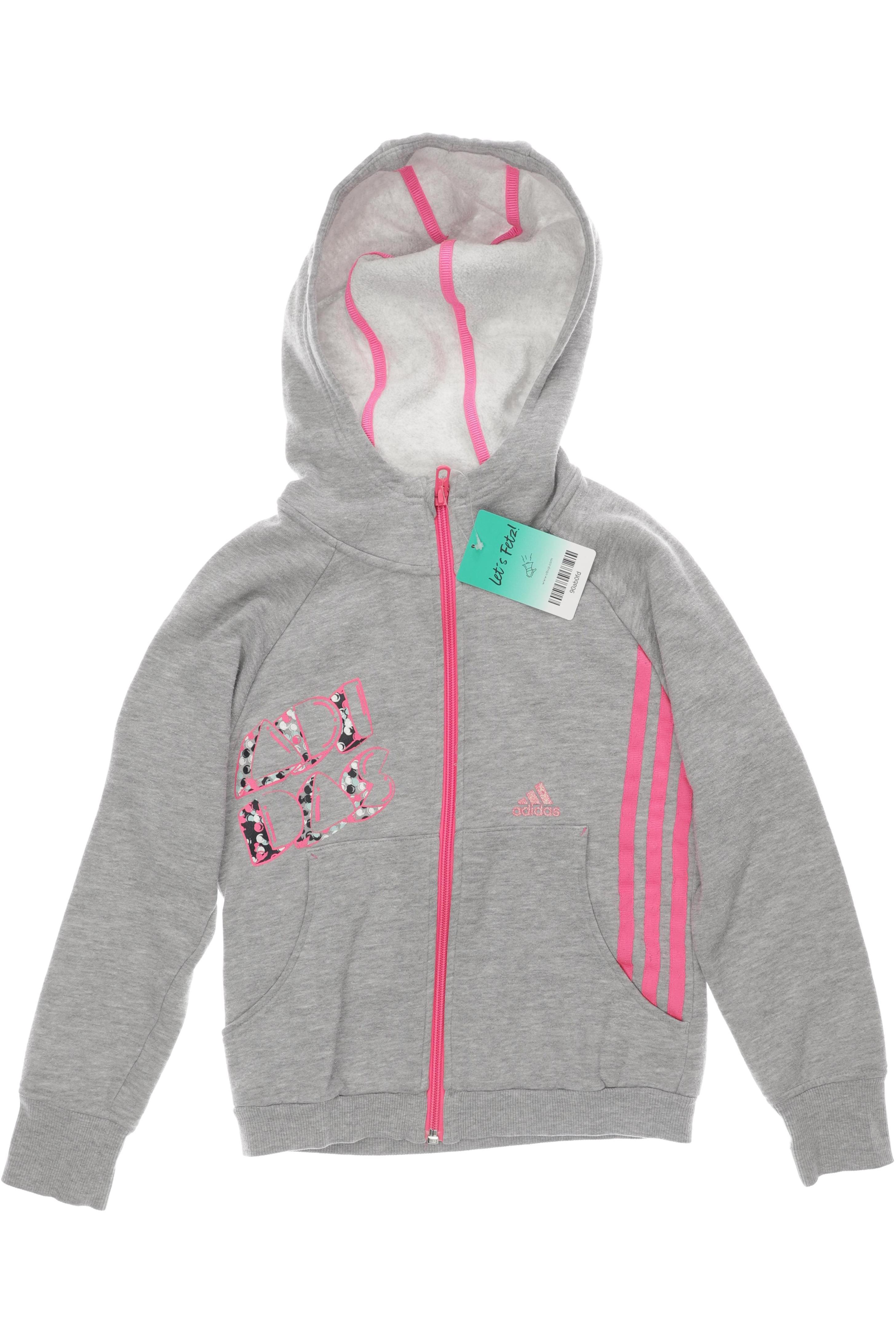 

adidas Mädchen Hoodies & Sweater, silber, Gr. 128