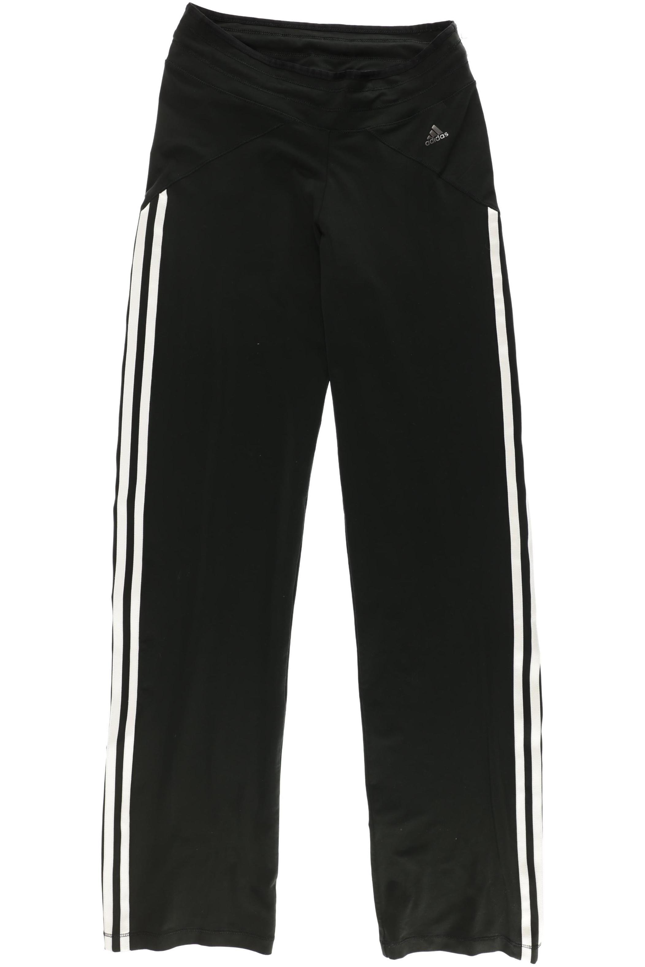 

adidas Damen Stoffhose, schwarz, Gr.