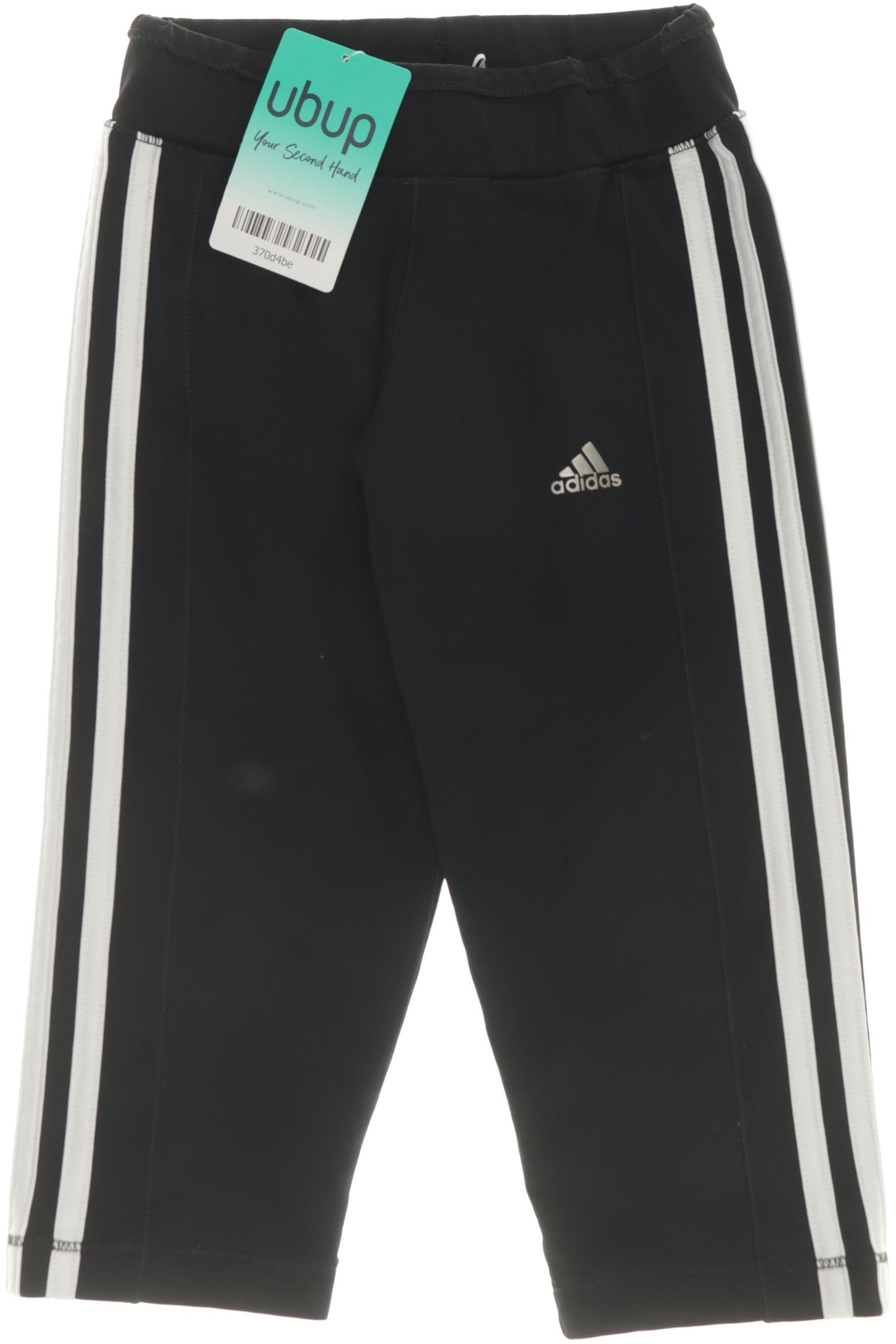 

adidas Mädchen Stoffhose, schwarz, Gr. 128