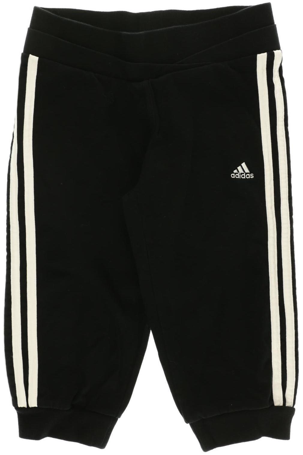 

adidas Mädchen Stoffhose, schwarz, Gr. 128