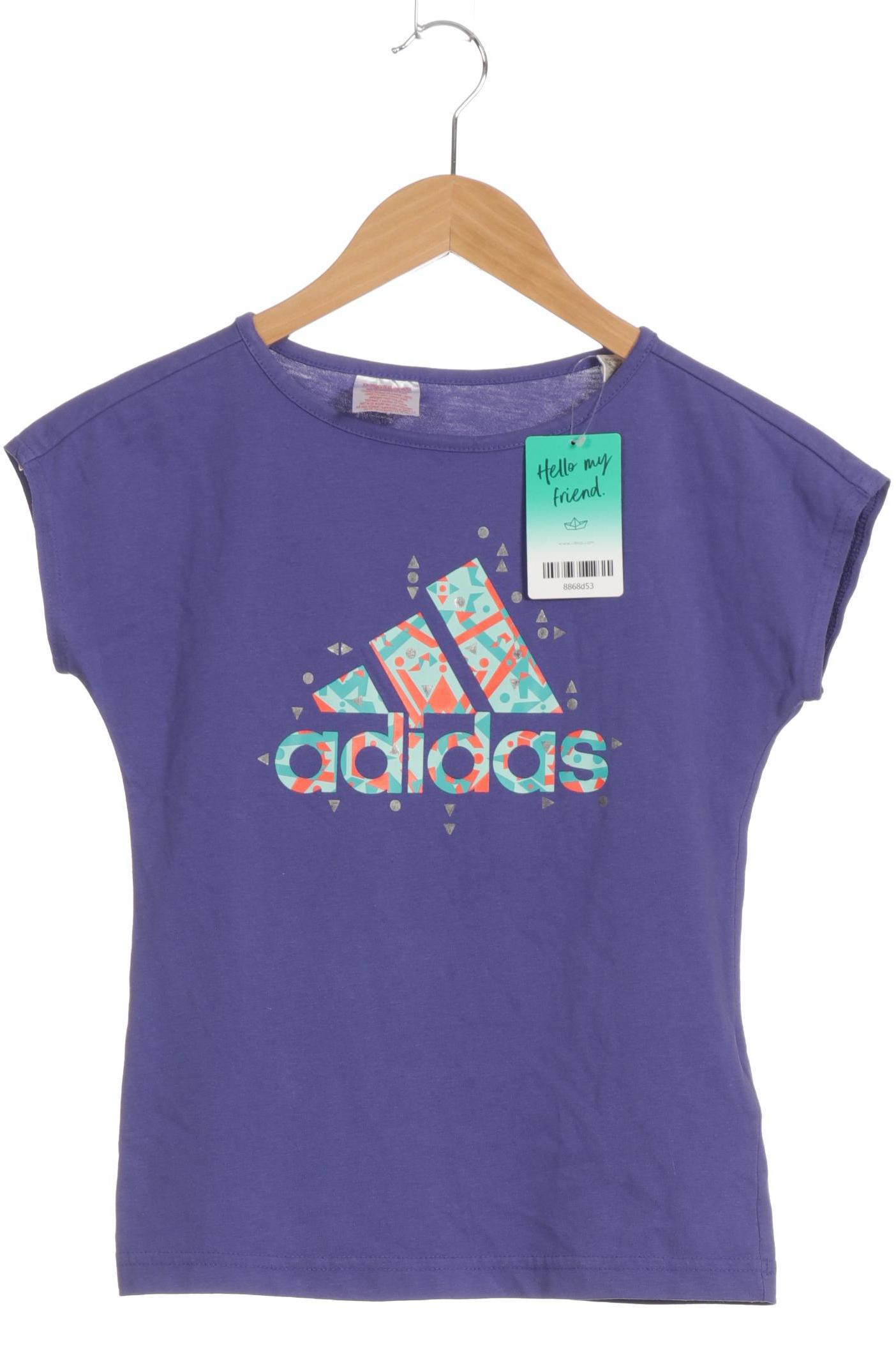 

adidas Mädchen T-Shirt, lila, Gr. 140