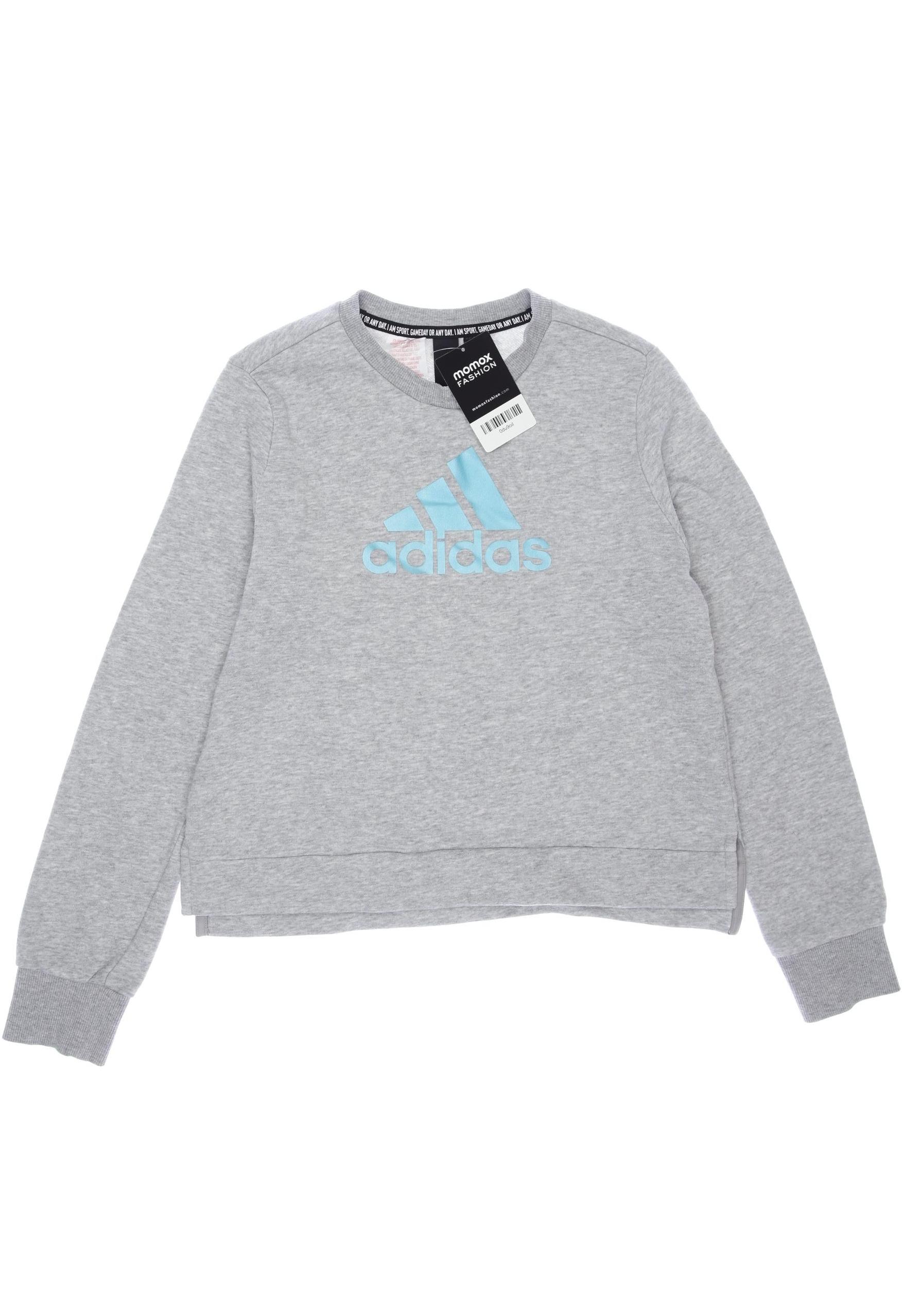 

adidas Damen Hoodies & Sweater, grau, Gr. 140
