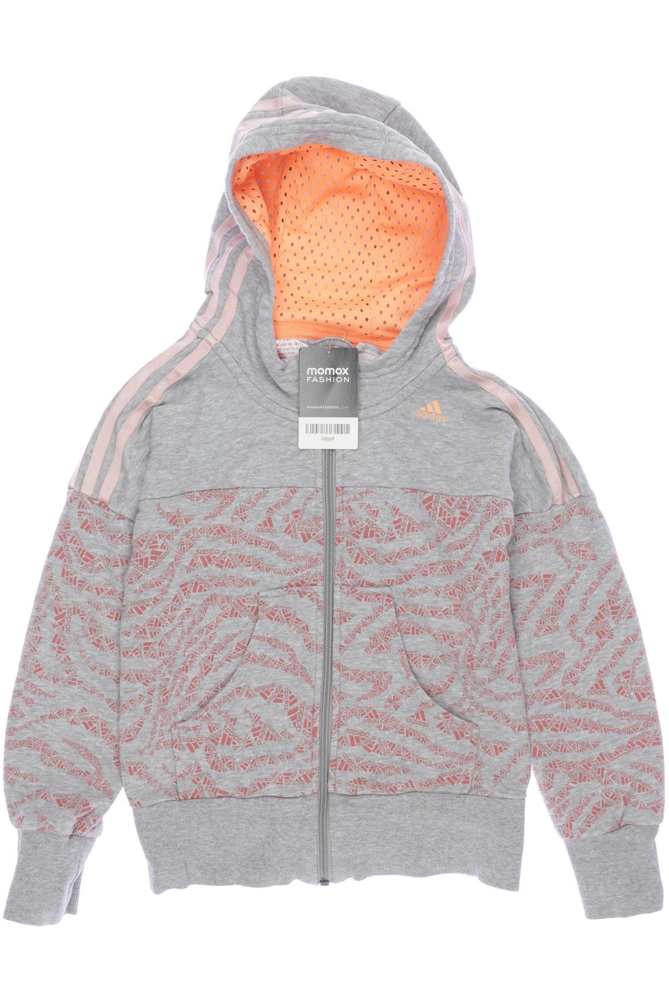 

adidas Damen Hoodies & Sweater, grau, Gr. 140