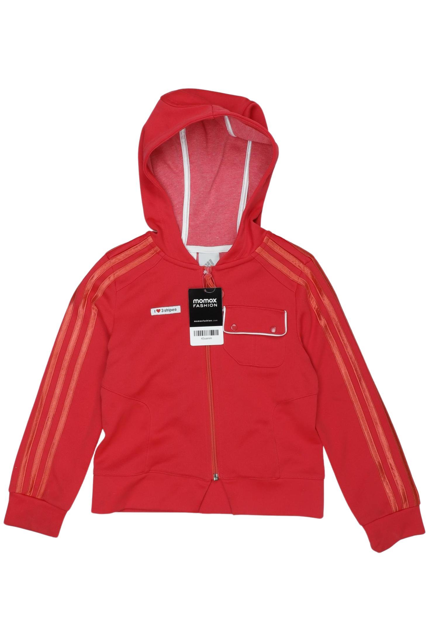 

adidas Mädchen Hoodies & Sweater, rot, Gr. 128