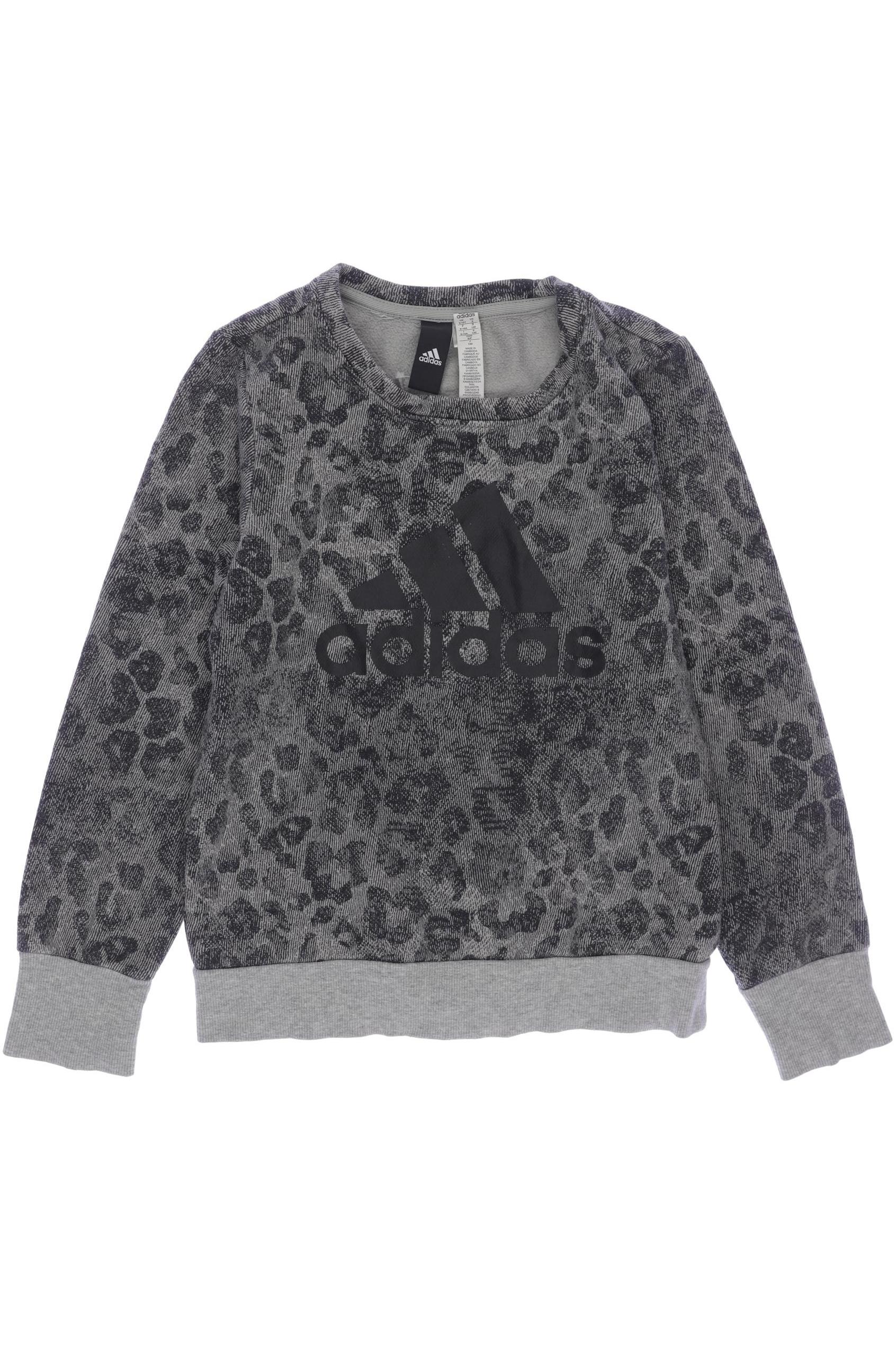 

adidas Damen Hoodies & Sweater, grau, Gr. 140