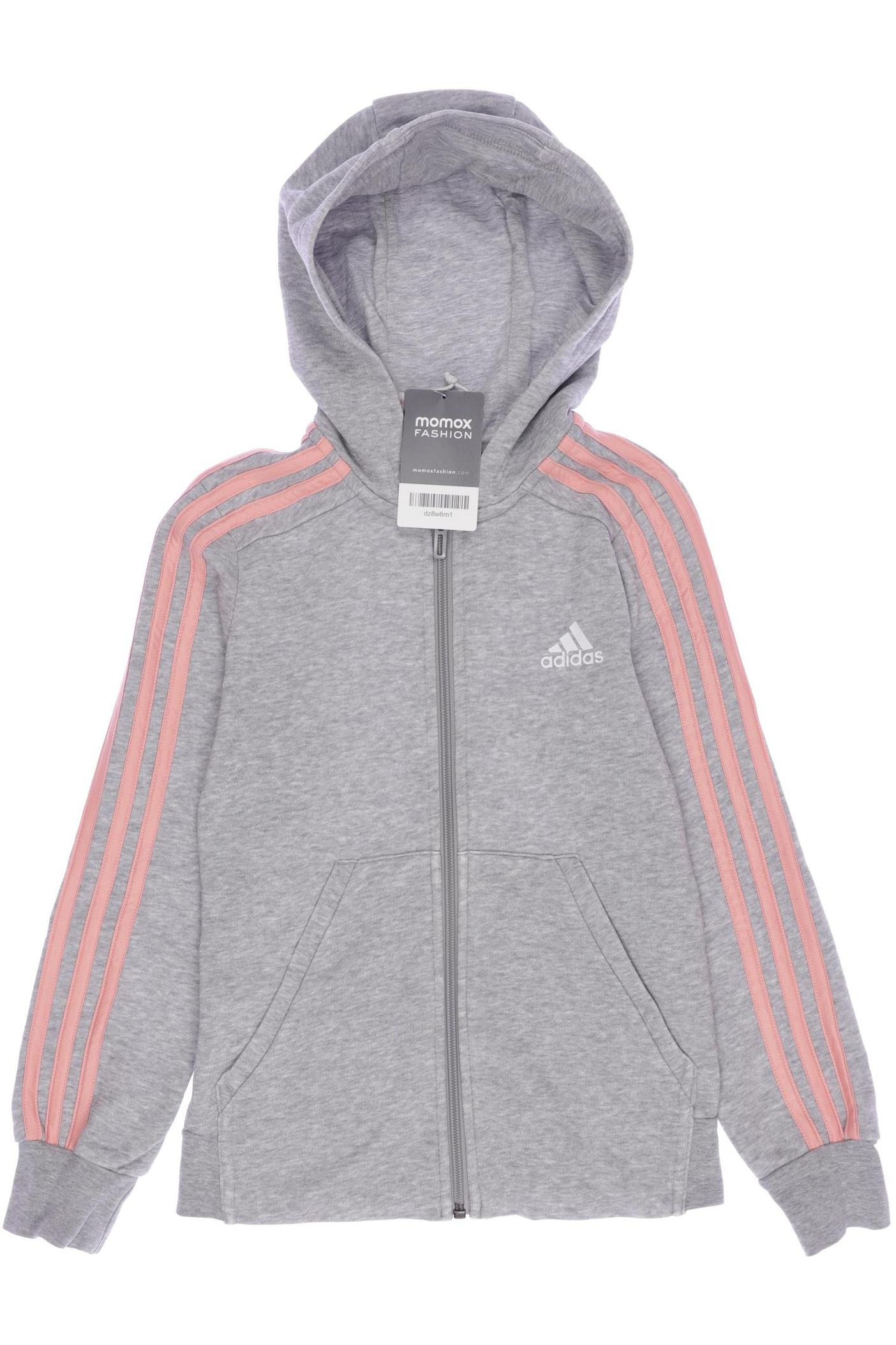

adidas Damen Hoodies & Sweater, grau, Gr. 140
