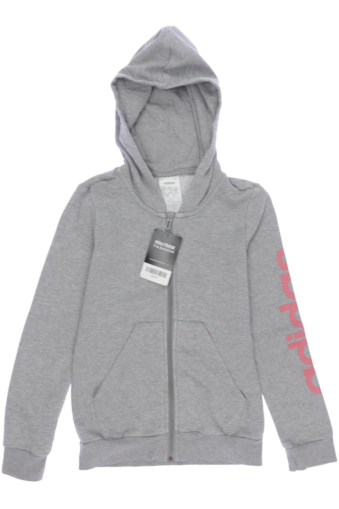 

adidas Damen Hoodies & Sweater, grau, Gr. 140