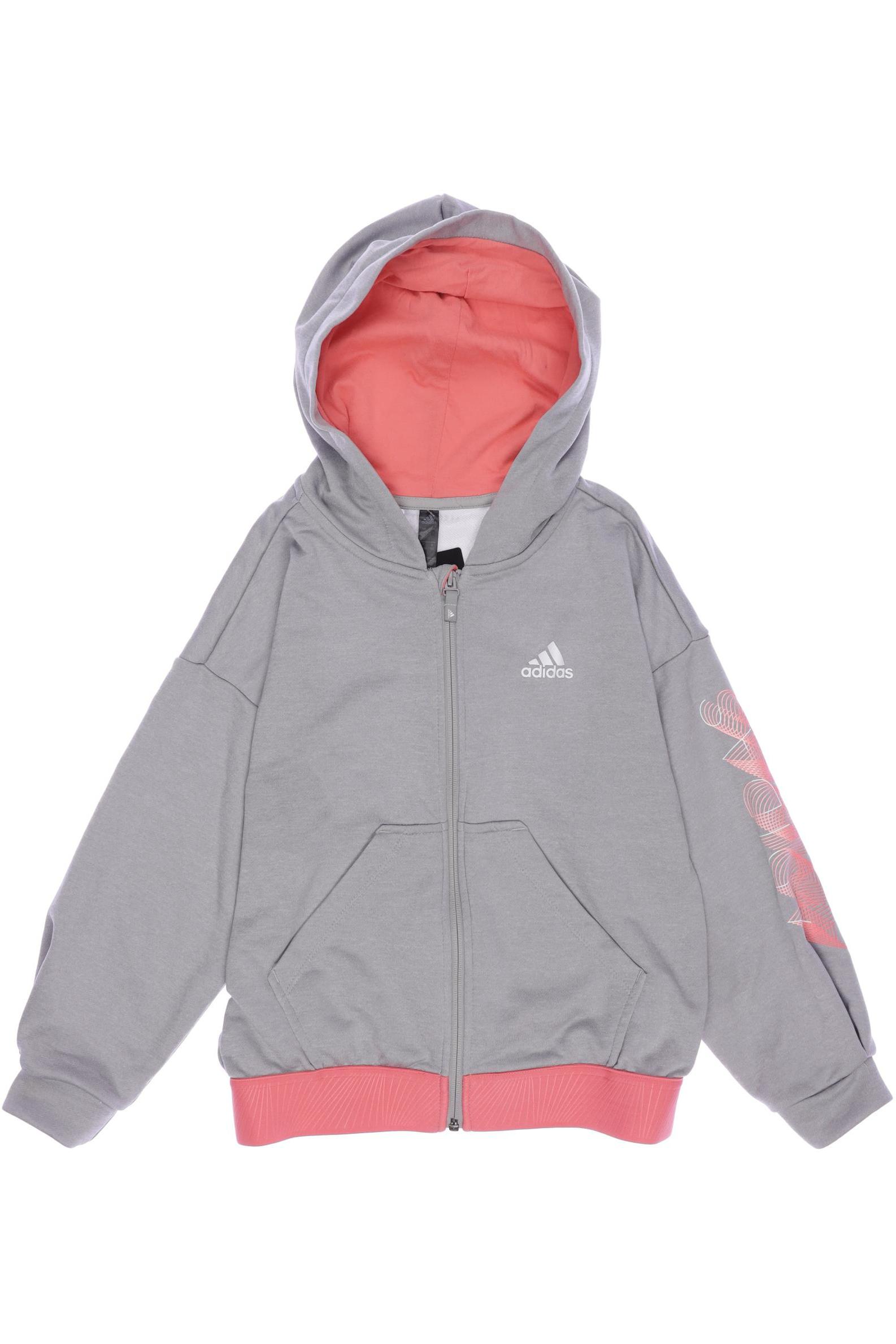 

adidas Damen Hoodies & Sweater, grau, Gr. 140