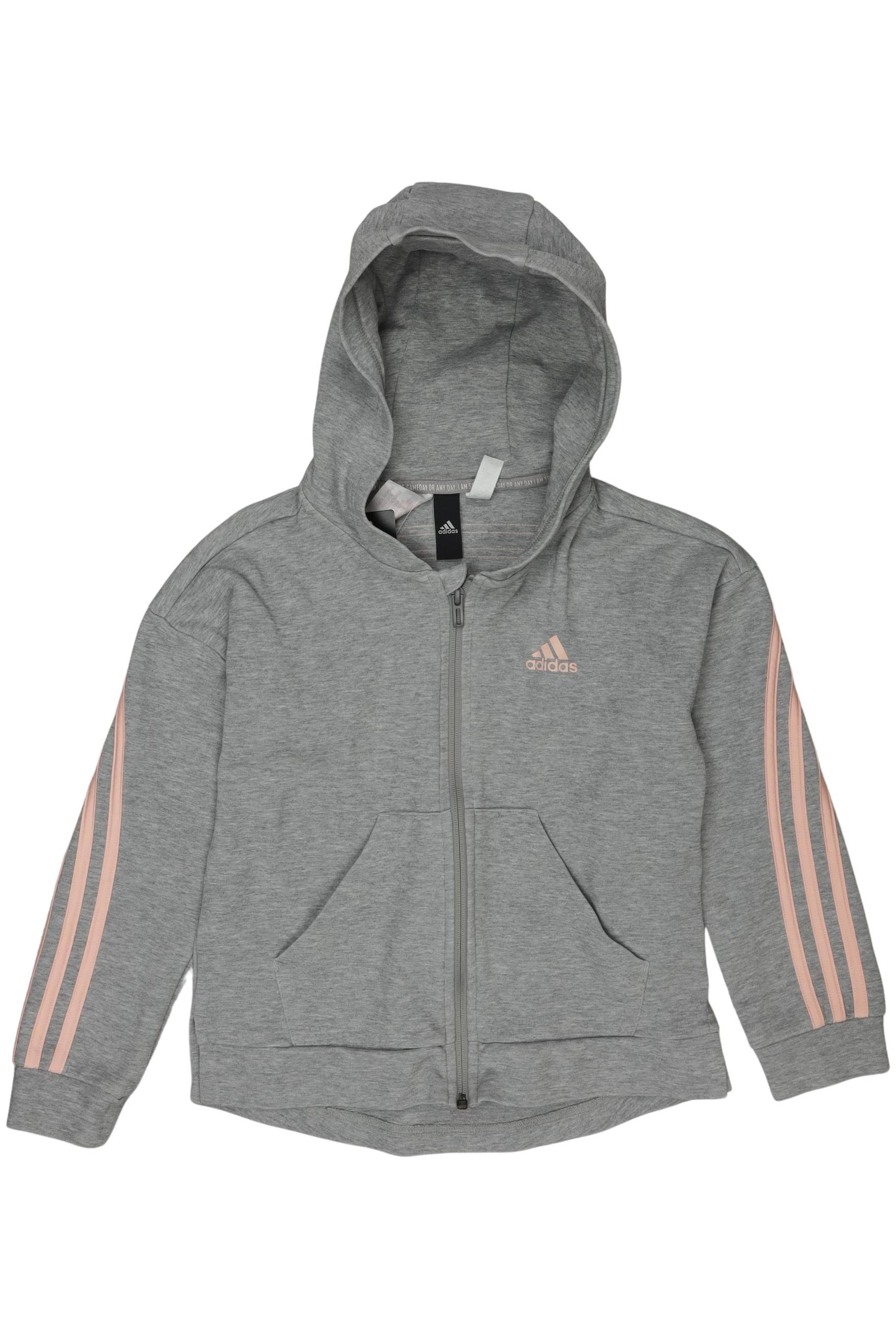 

adidas Mädchen Hoodies & Sweater, grau, Gr. 140