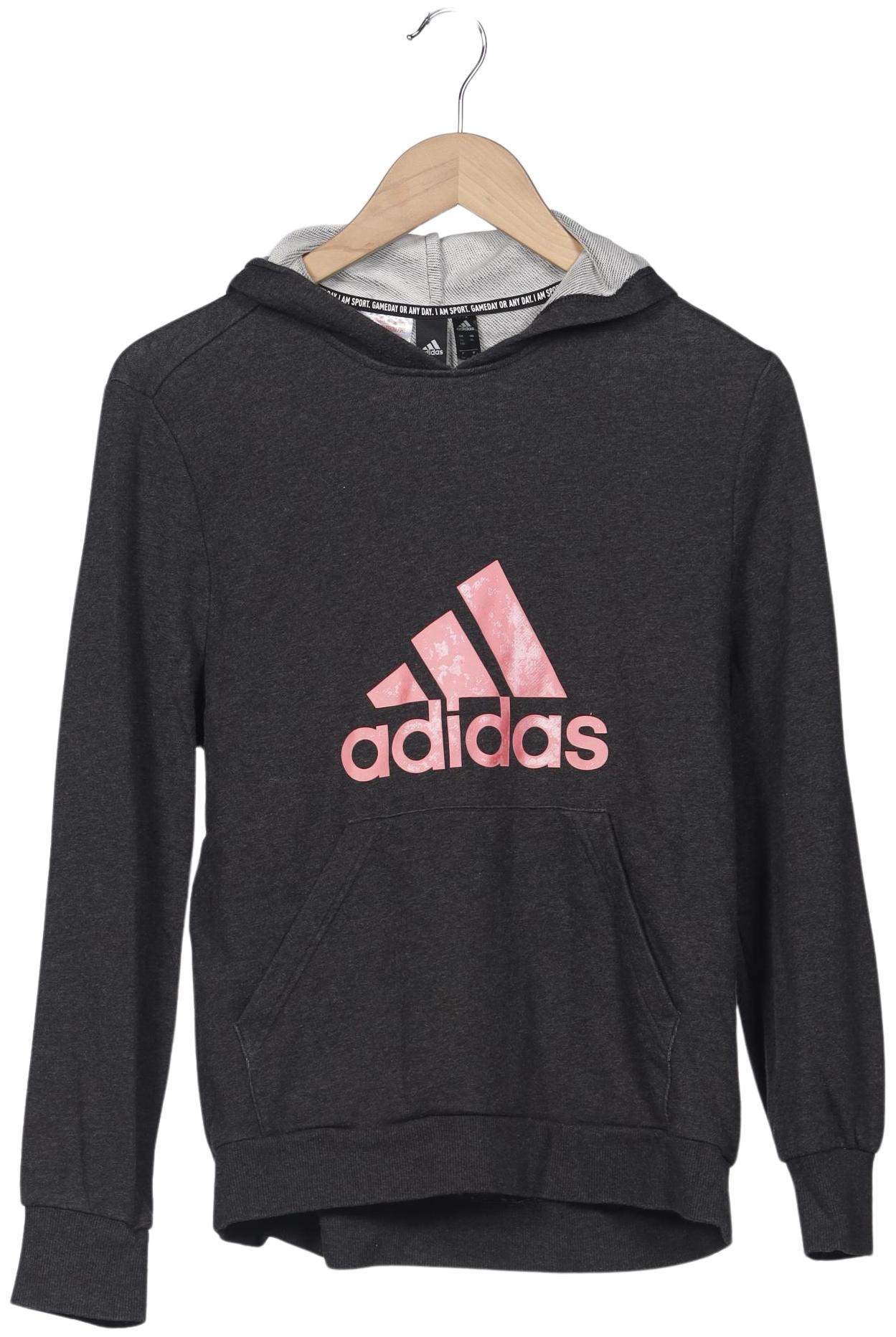 

adidas Mädchen Hoodies & Sweater, grau, Gr. 170