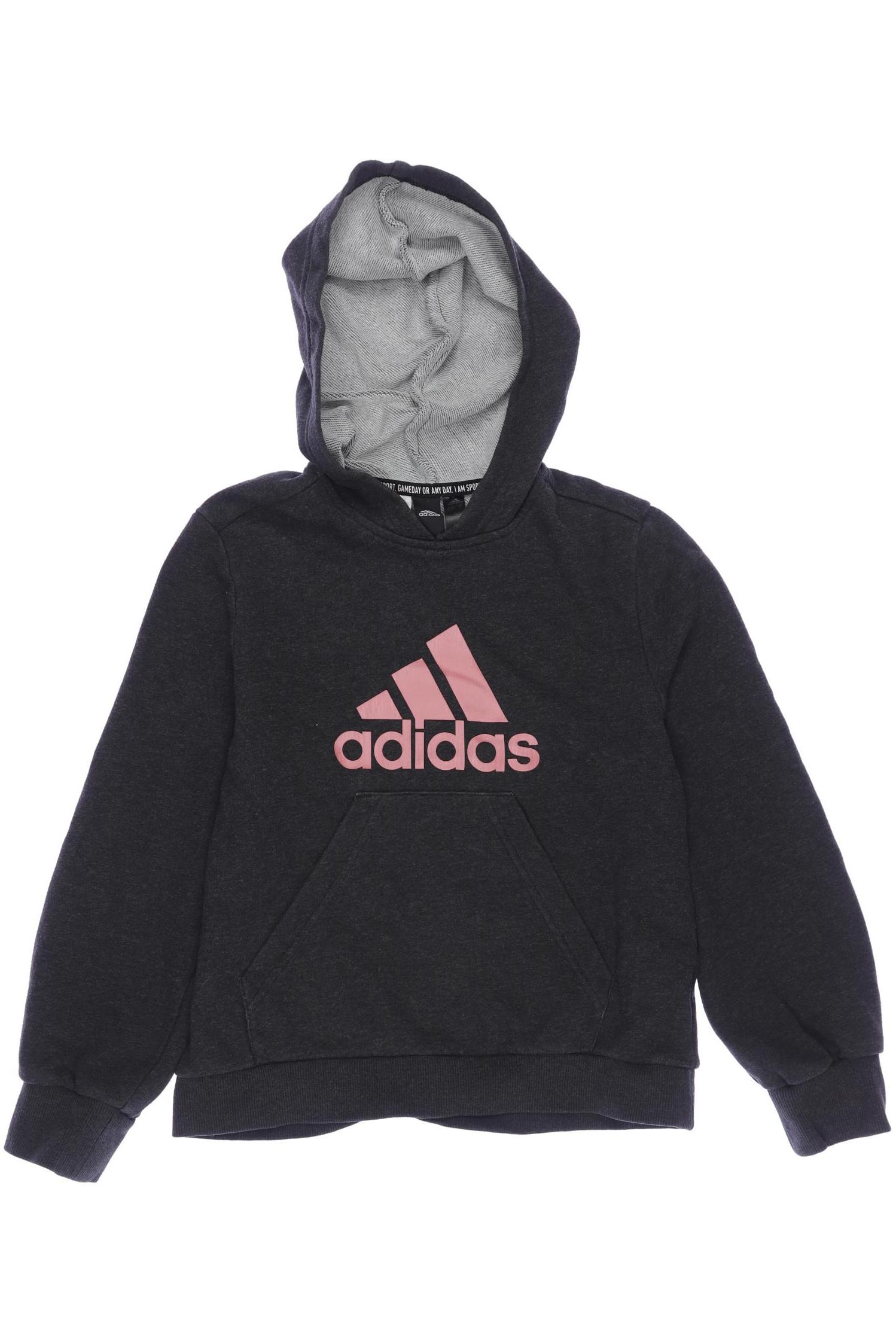 

adidas Damen Hoodies & Sweater, grau, Gr. 140