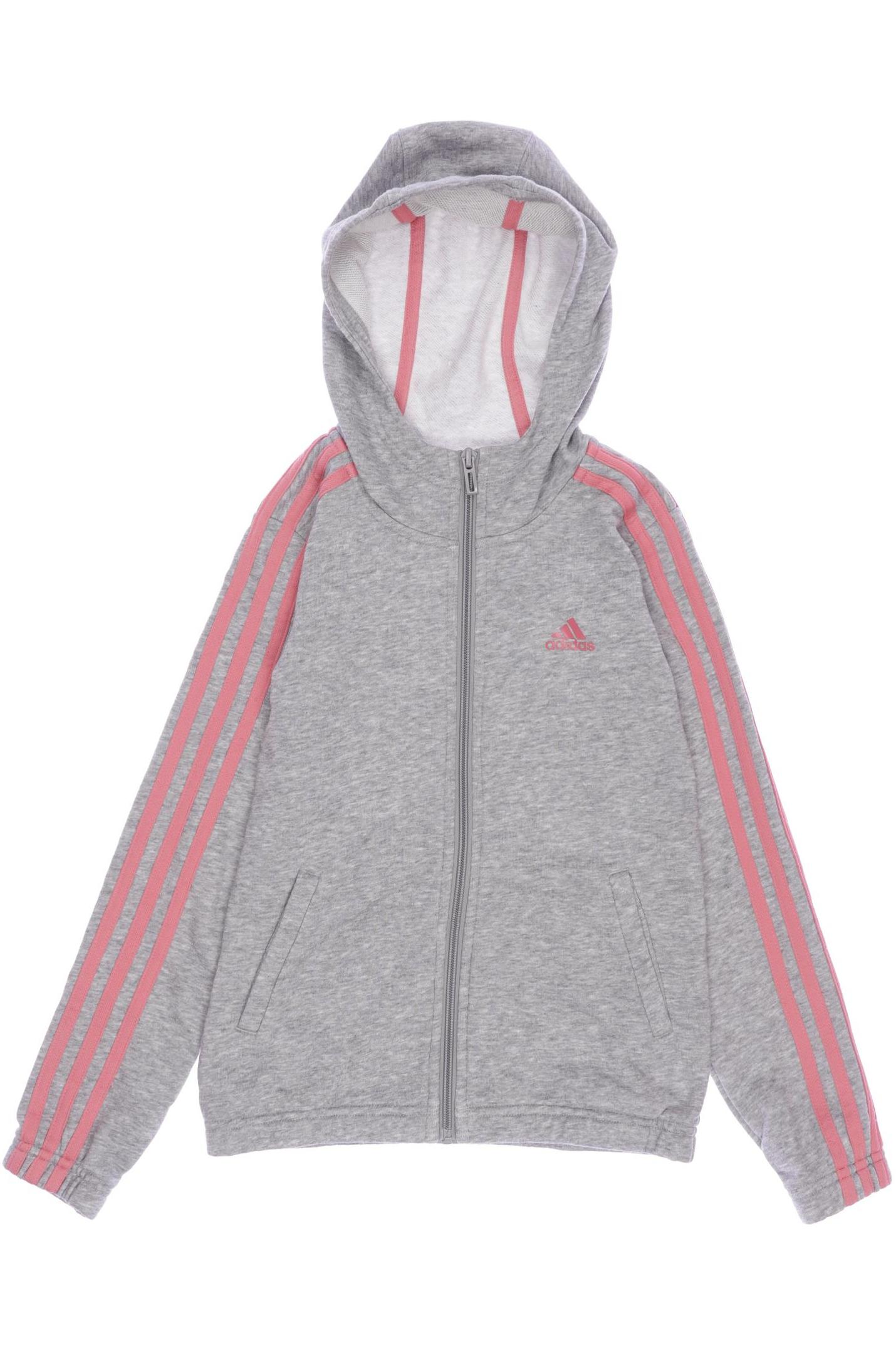 

adidas Damen Hoodies & Sweater, grau, Gr. 140