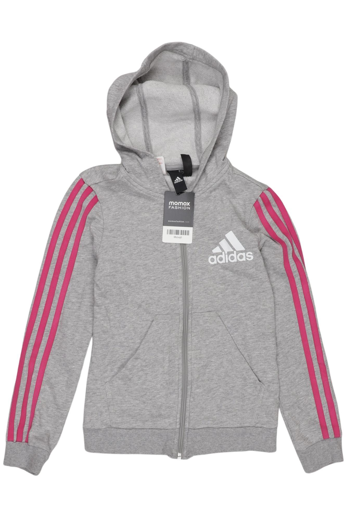 

adidas Damen Hoodies & Sweater, grau, Gr. 140