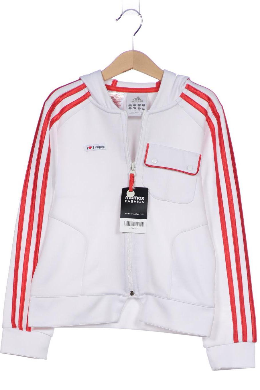 

adidas Damen Jacke, weiß, Gr. 140
