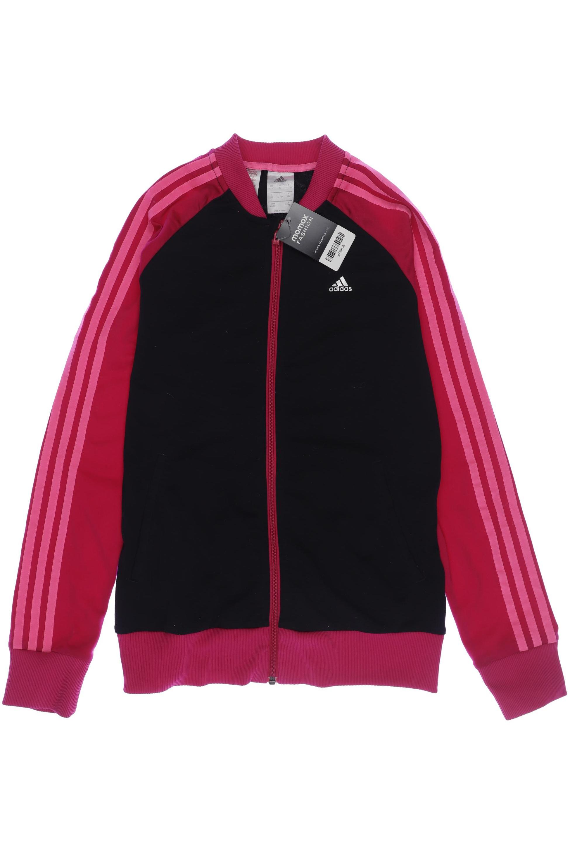

adidas Mädchen Jacke, schwarz