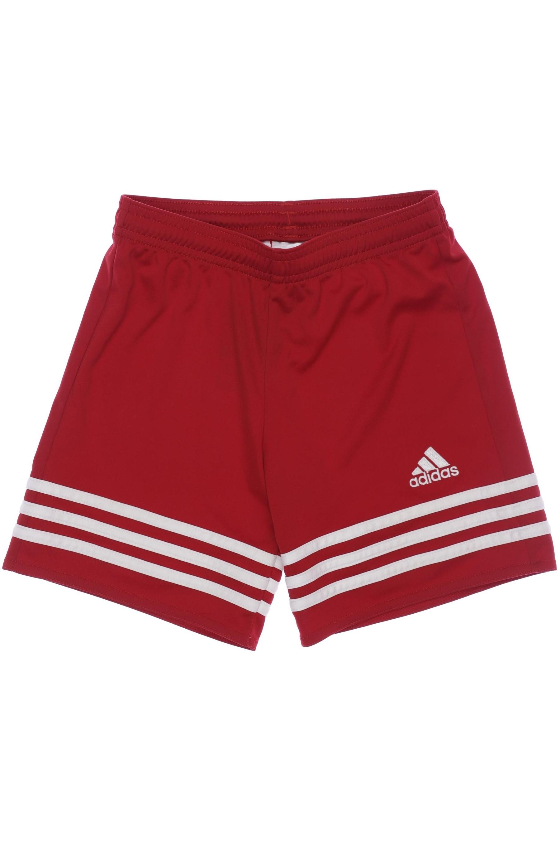 

adidas Damen Shorts, rot, Gr. 128