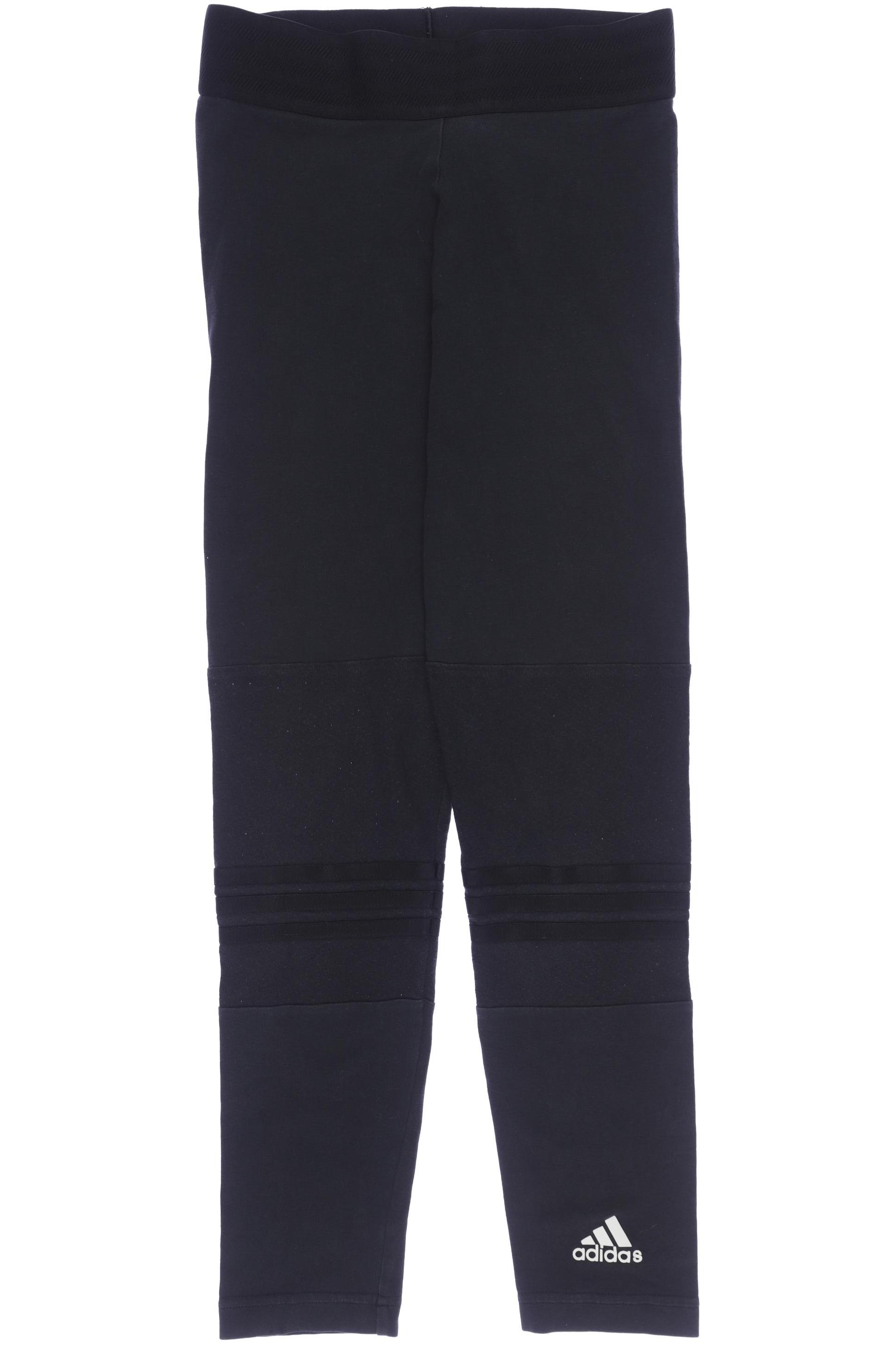 

adidas Damen Stoffhose, schwarz, Gr. 152