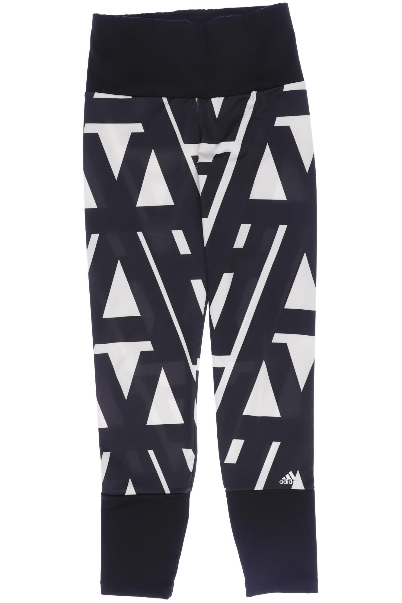 

adidas Damen Stoffhose, schwarz, Gr. 152
