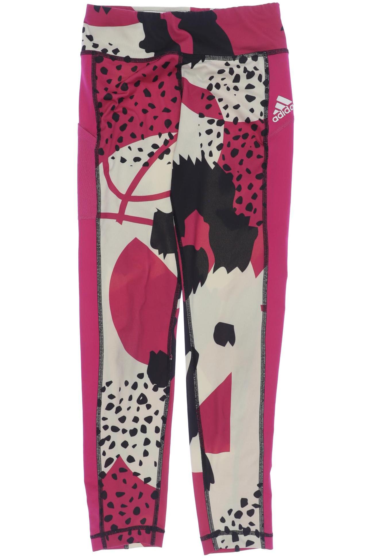 

adidas Damen Stoffhose, pink, Gr. 140