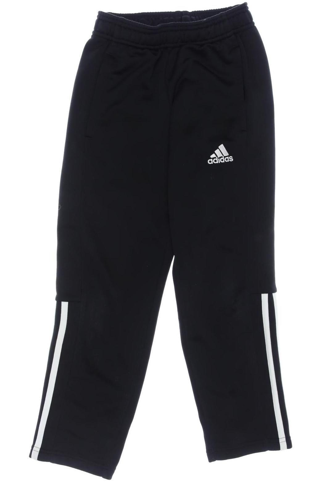 

adidas Damen Stoffhose, schwarz, Gr. 128