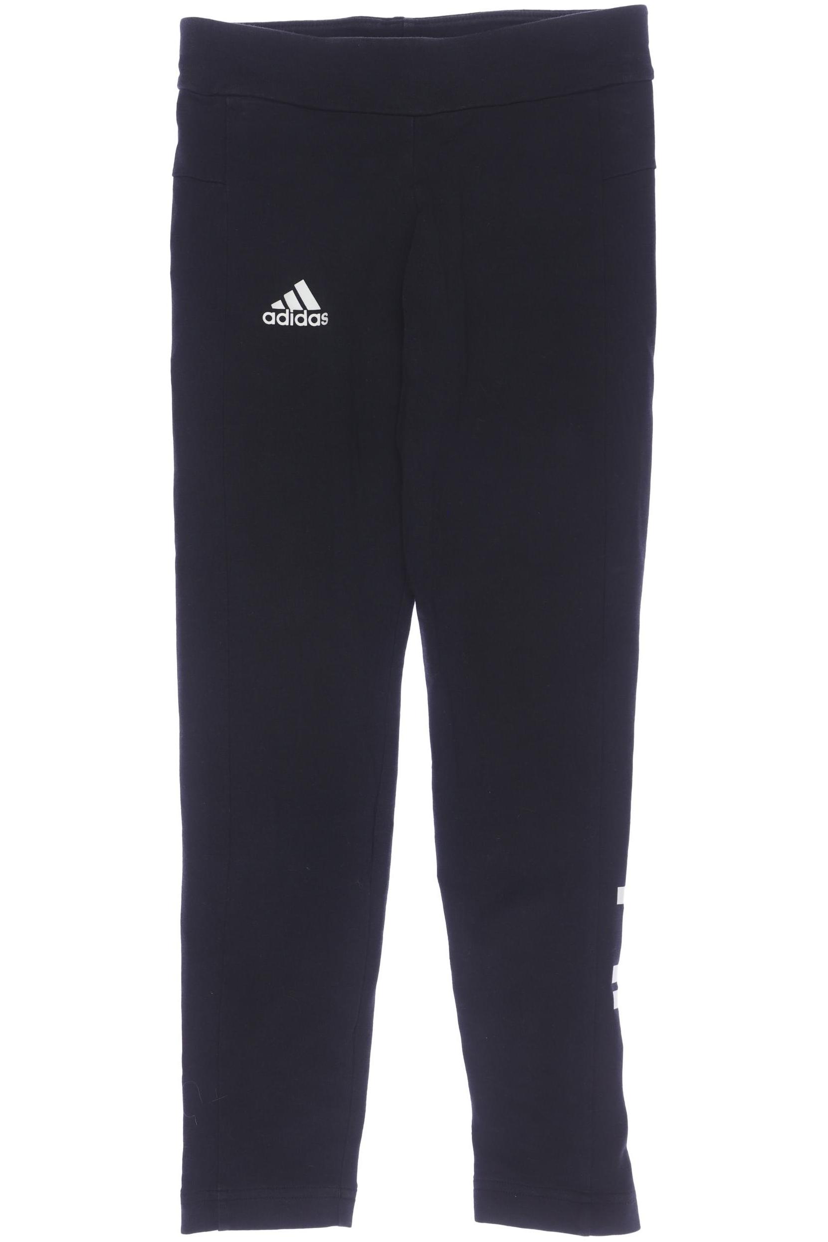 

adidas Damen Stoffhose, schwarz, Gr. 140