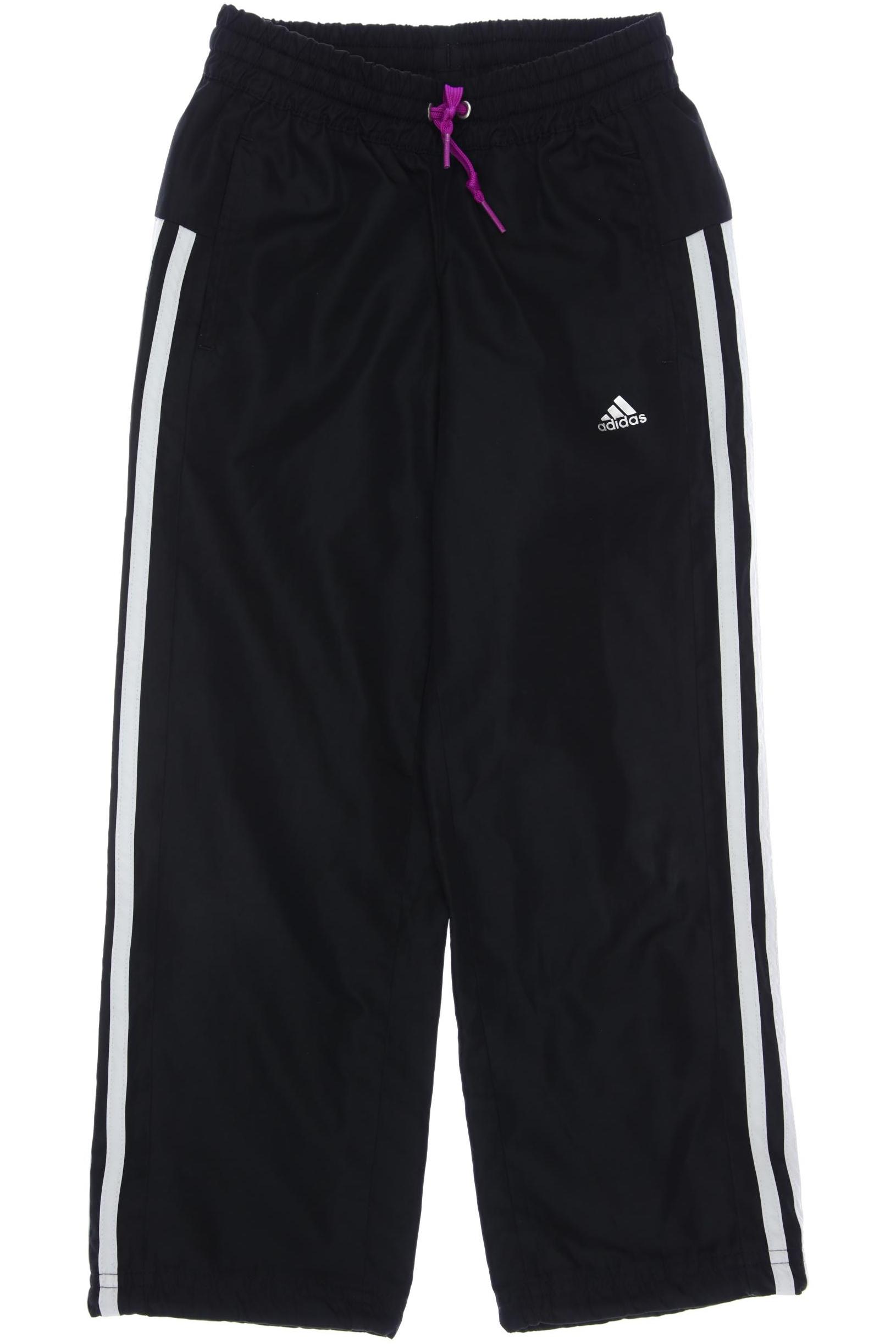 

adidas Damen Stoffhose, schwarz, Gr. 116