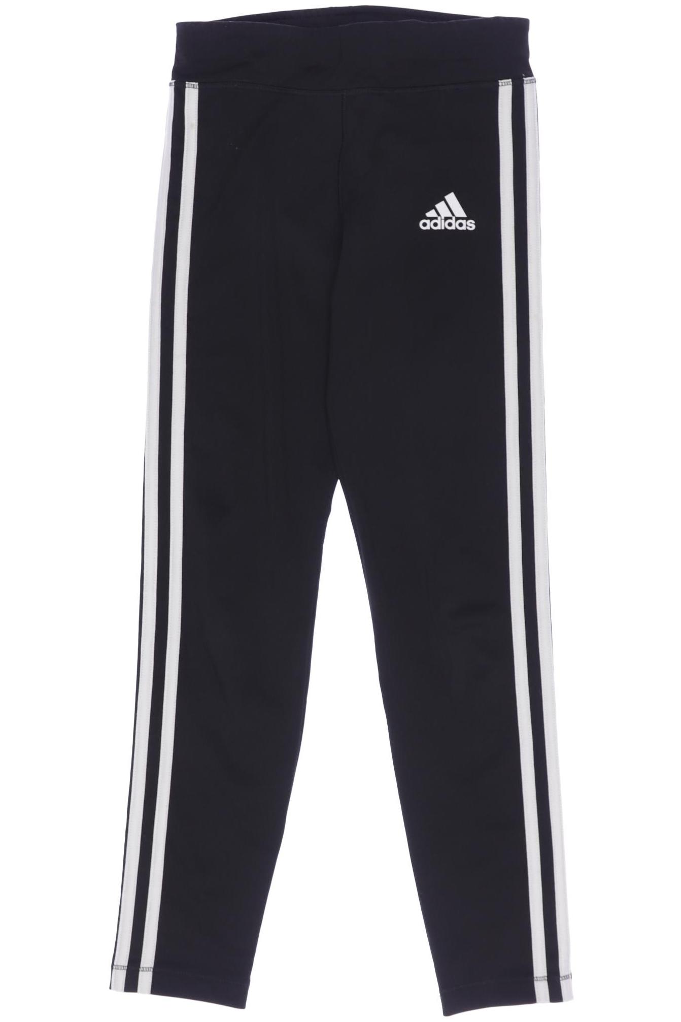 

adidas Damen Stoffhose, schwarz, Gr. 140