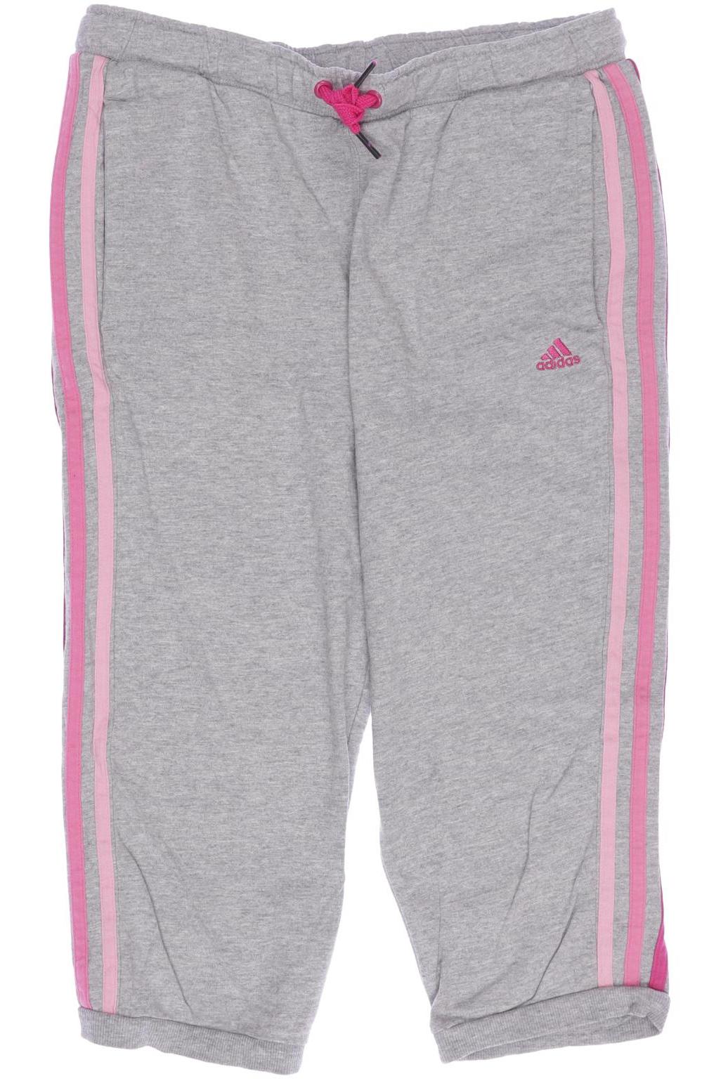 

adidas Damen Stoffhose, grau, Gr. 164