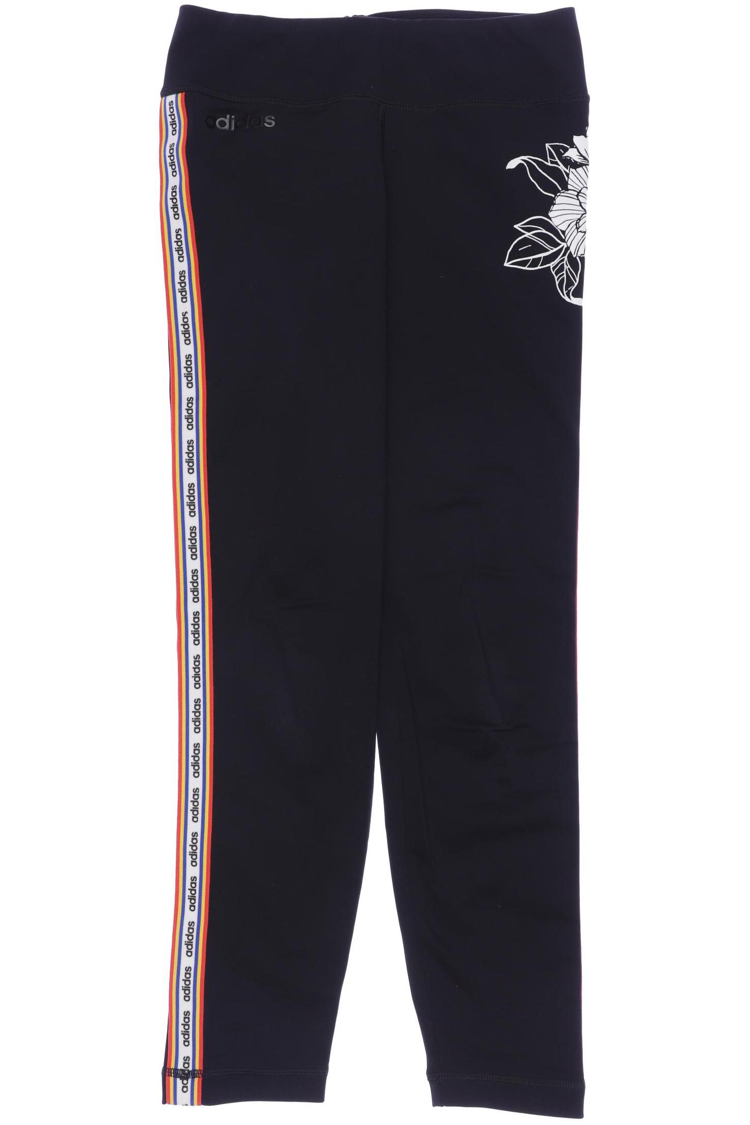 

adidas Damen Stoffhose, schwarz, Gr. 152