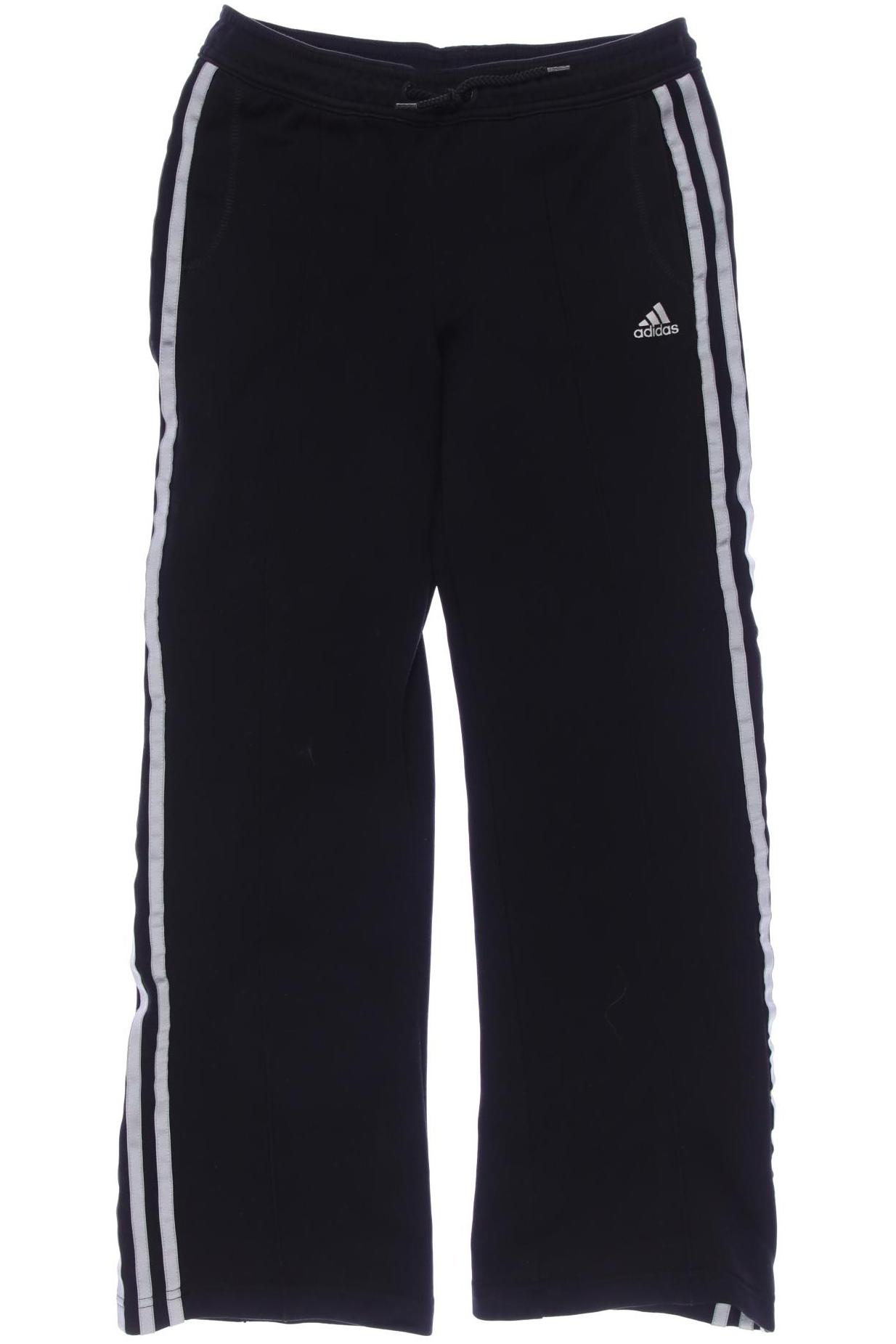

adidas Damen Stoffhose, schwarz, Gr. 152