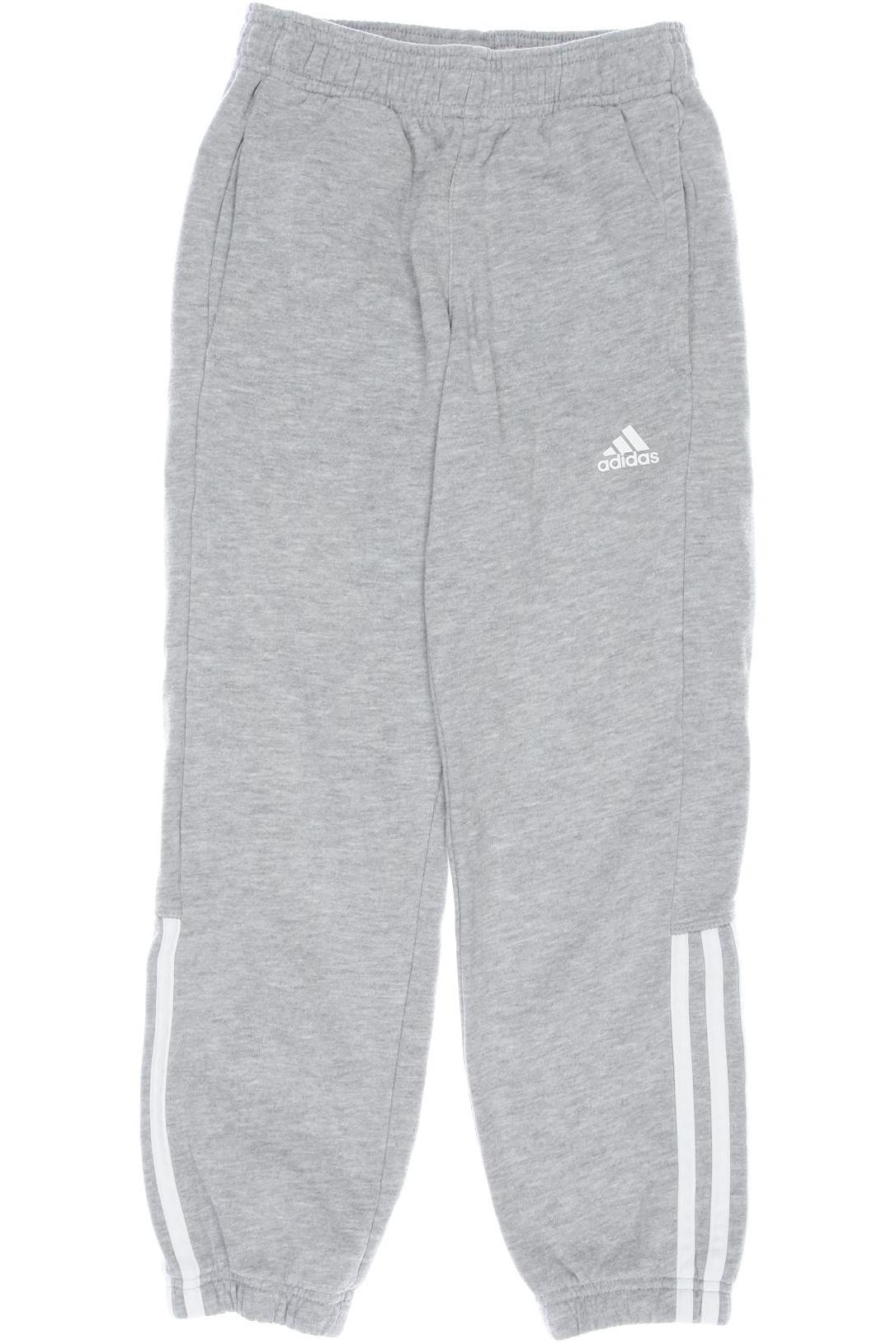 

adidas Damen Stoffhose, grau, Gr. 128