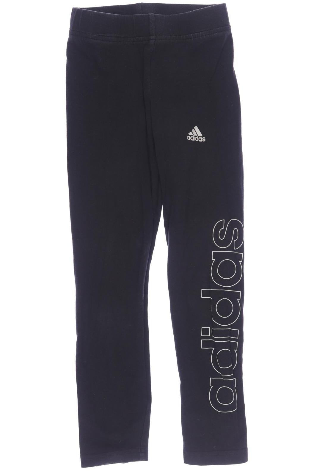 

adidas Damen Stoffhose, schwarz, Gr. 128