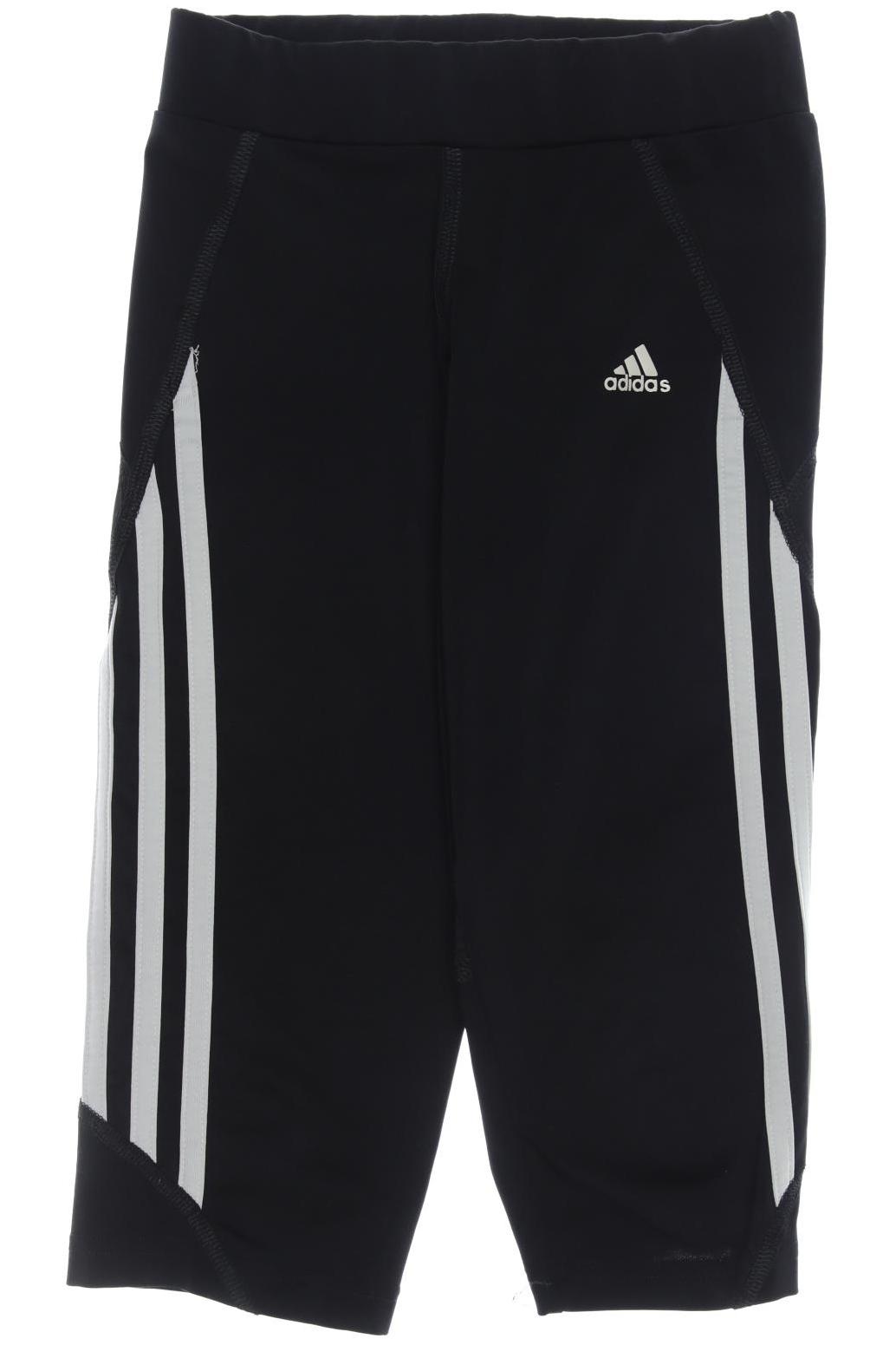 

adidas Damen Stoffhose, schwarz, Gr. 128