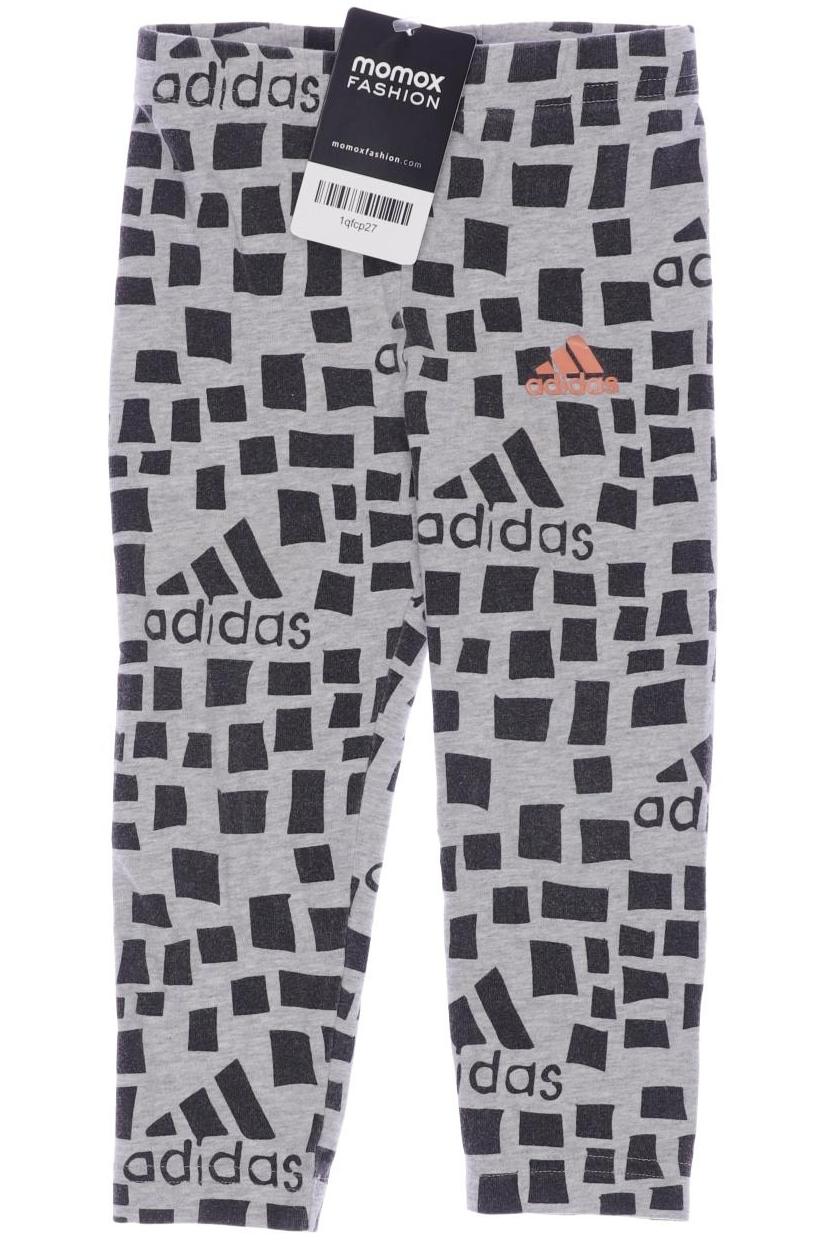 

adidas Damen Stoffhose, grau, Gr. 86