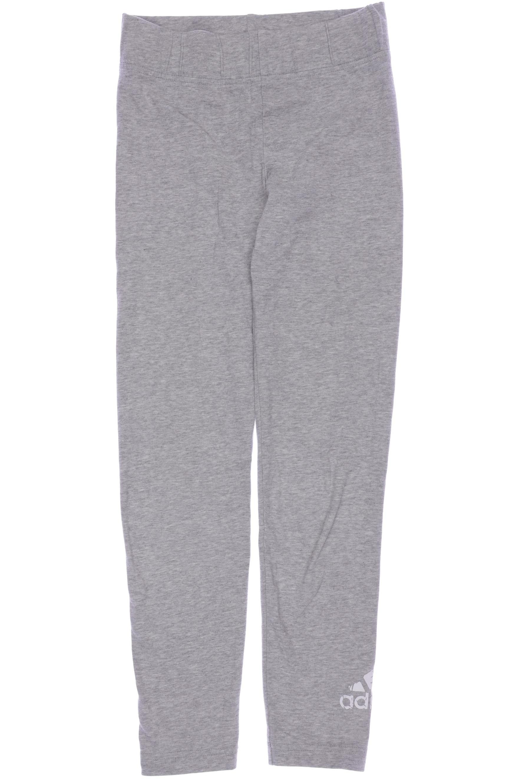 

adidas Damen Stoffhose, grau, Gr. 140