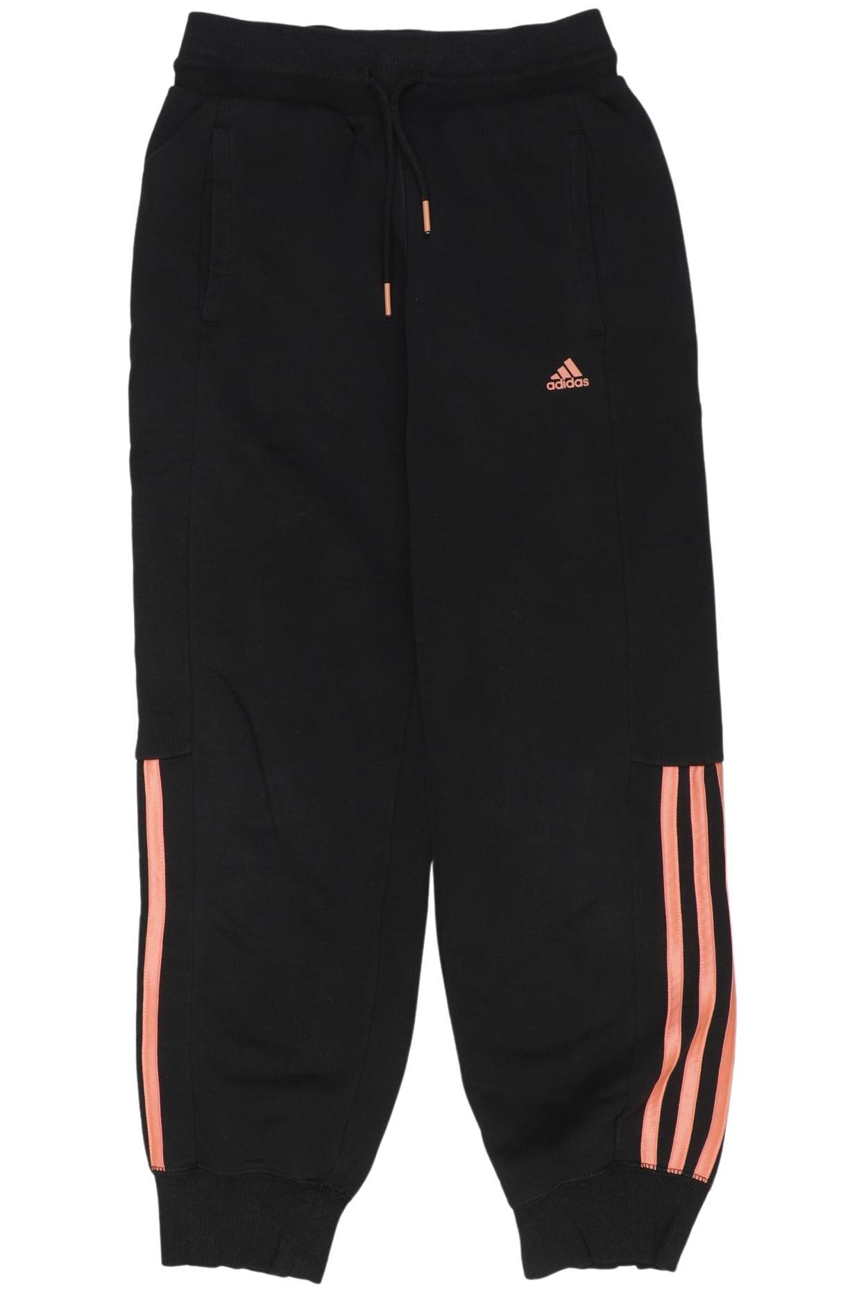 

adidas Mädchen Stoffhose, schwarz, Gr. 140