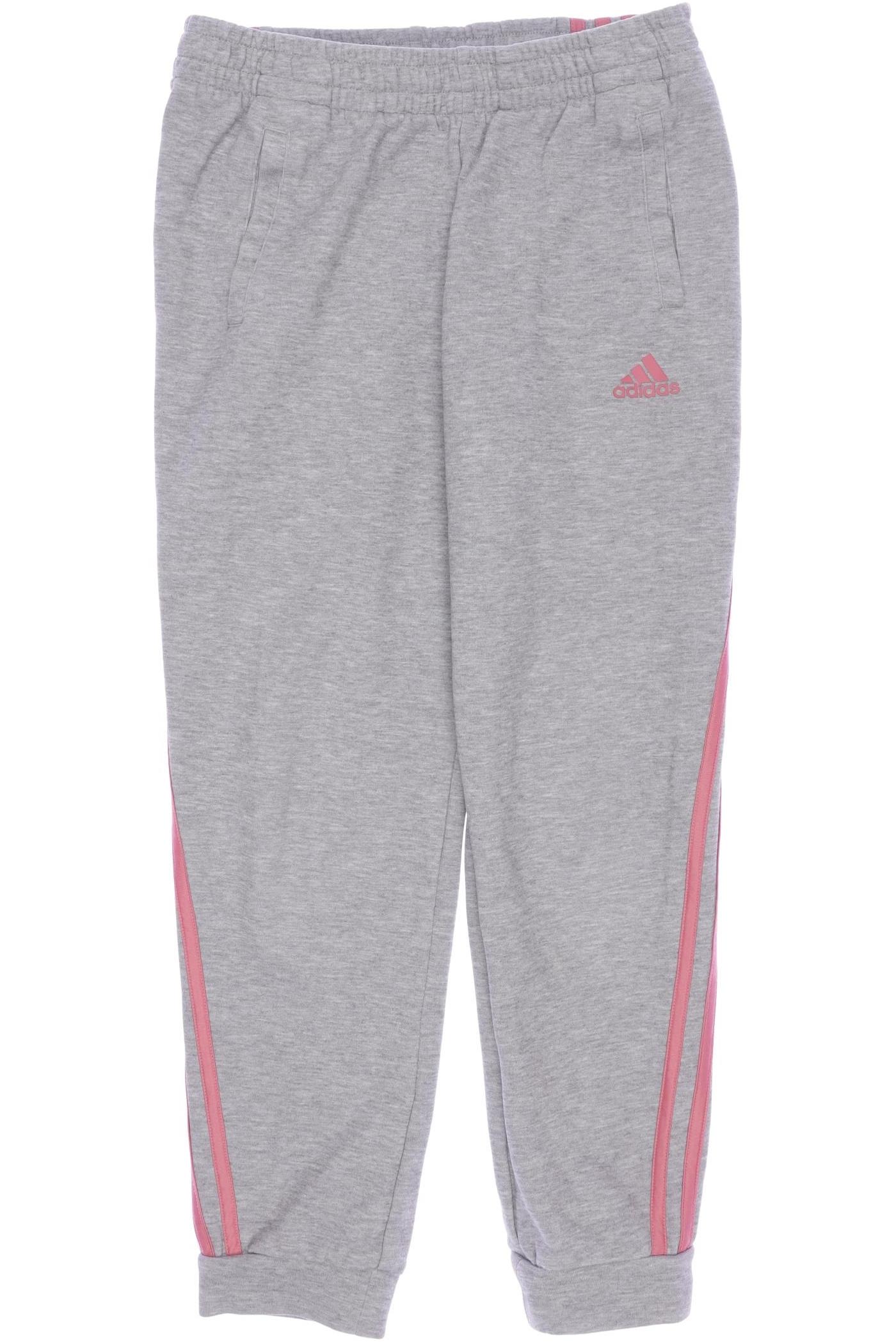 

adidas Damen Stoffhose, grau, Gr. 152