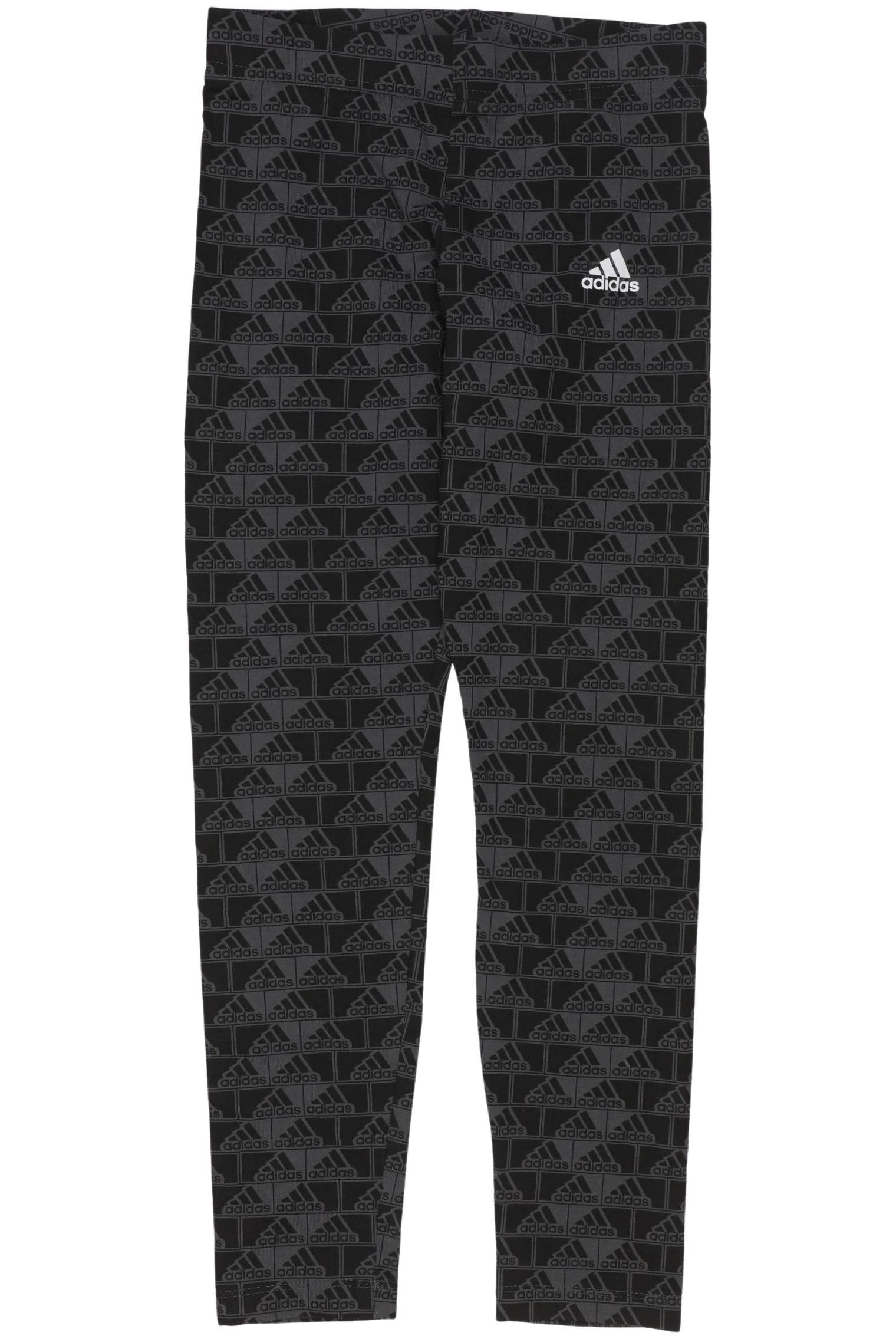 

adidas Mädchen Stoffhose, schwarz, Gr. 140