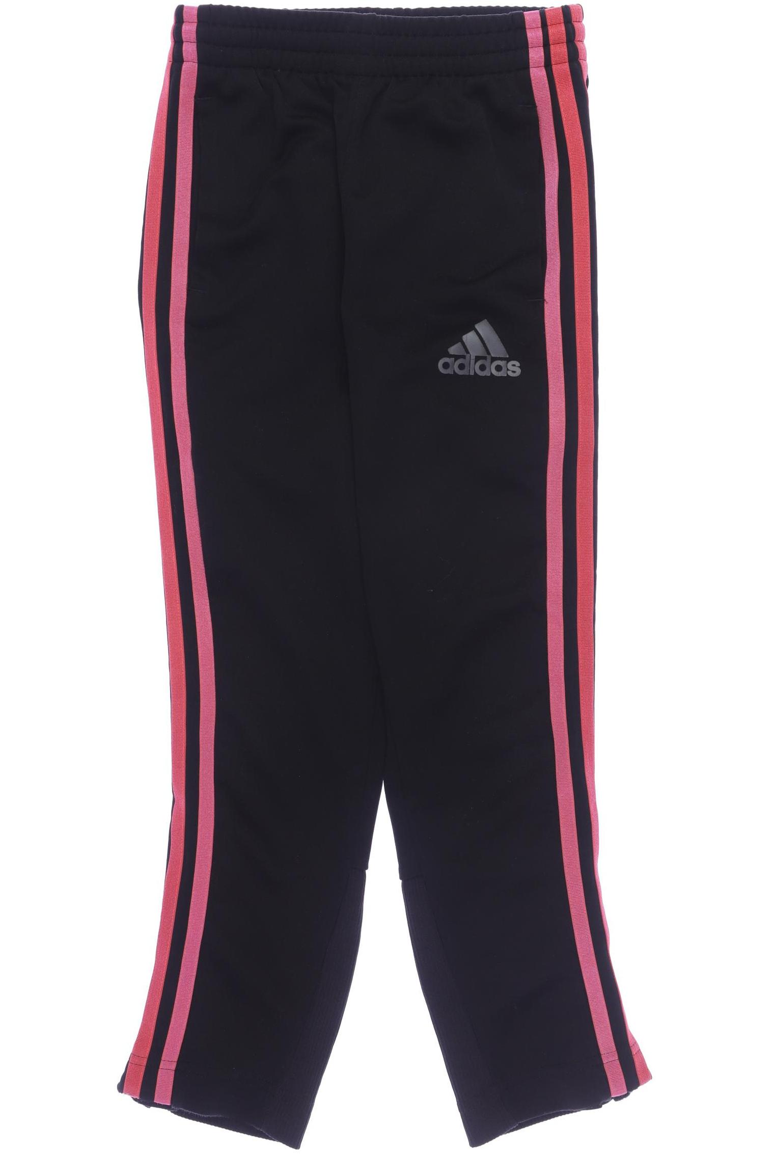

adidas Damen Stoffhose, schwarz, Gr. 128