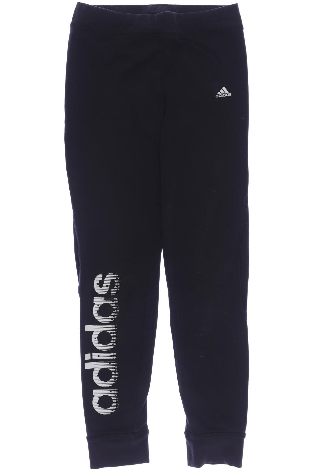 

adidas Damen Stoffhose, schwarz, Gr. 128