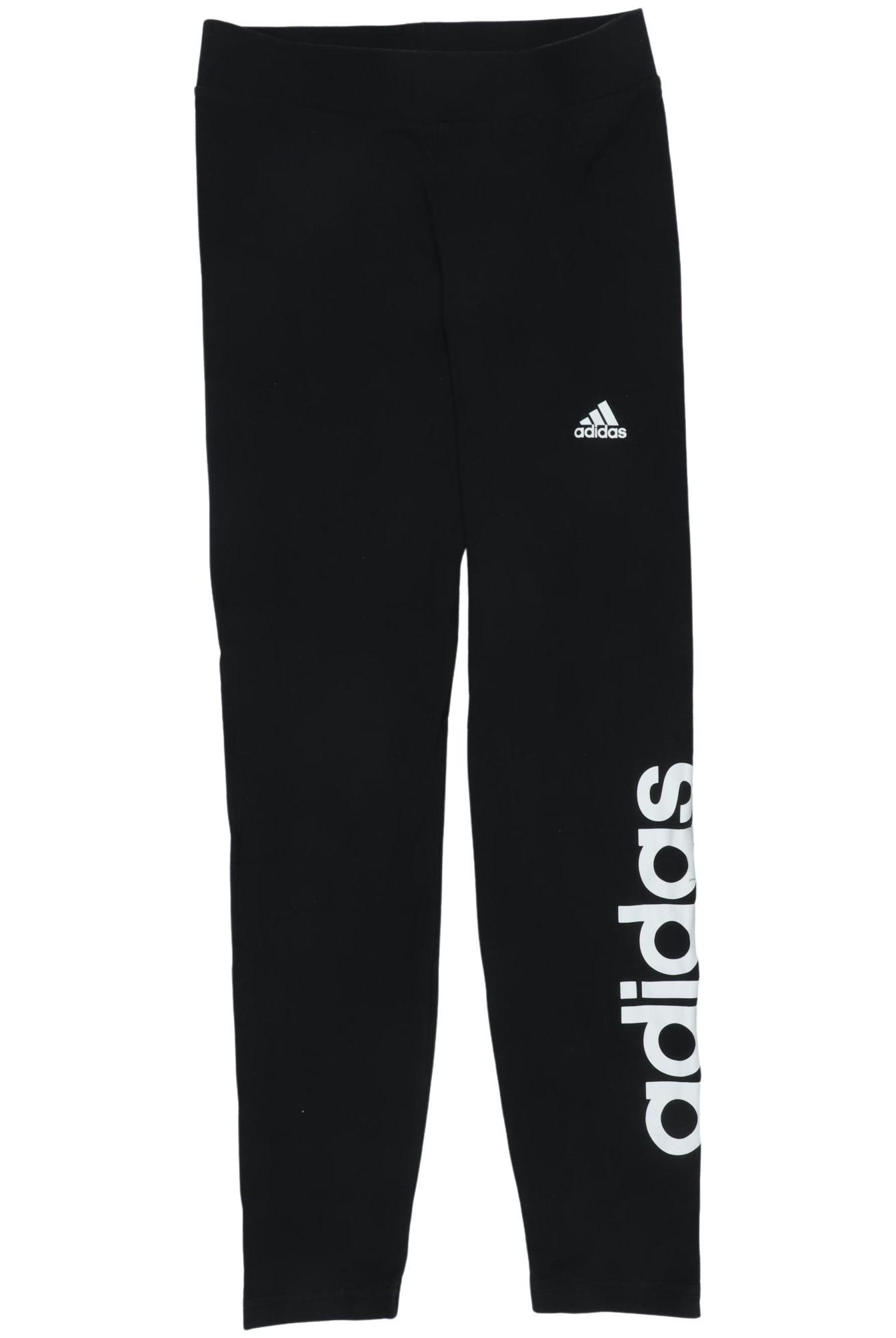 

adidas Mädchen Stoffhose, schwarz, Gr. 152
