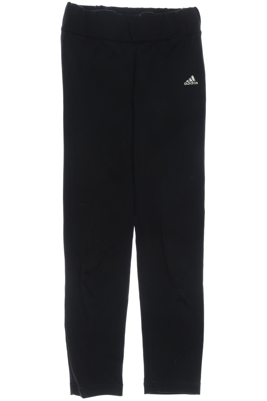 

adidas Damen Stoffhose, schwarz, Gr. 140