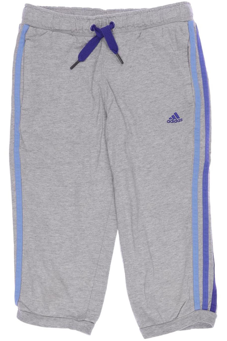 

adidas Damen Stoffhose, grau, Gr. 140