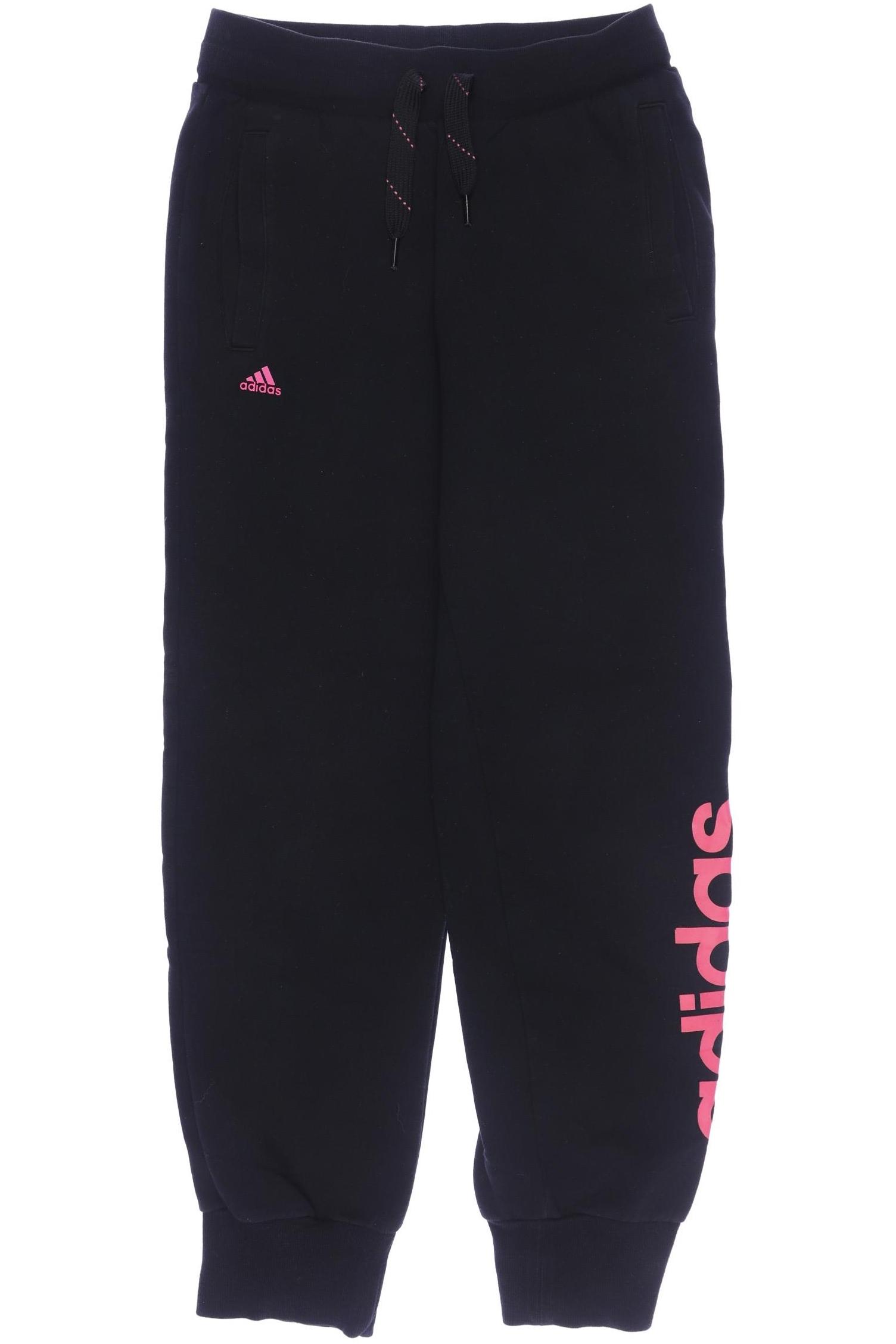

adidas Damen Stoffhose, schwarz, Gr. 152