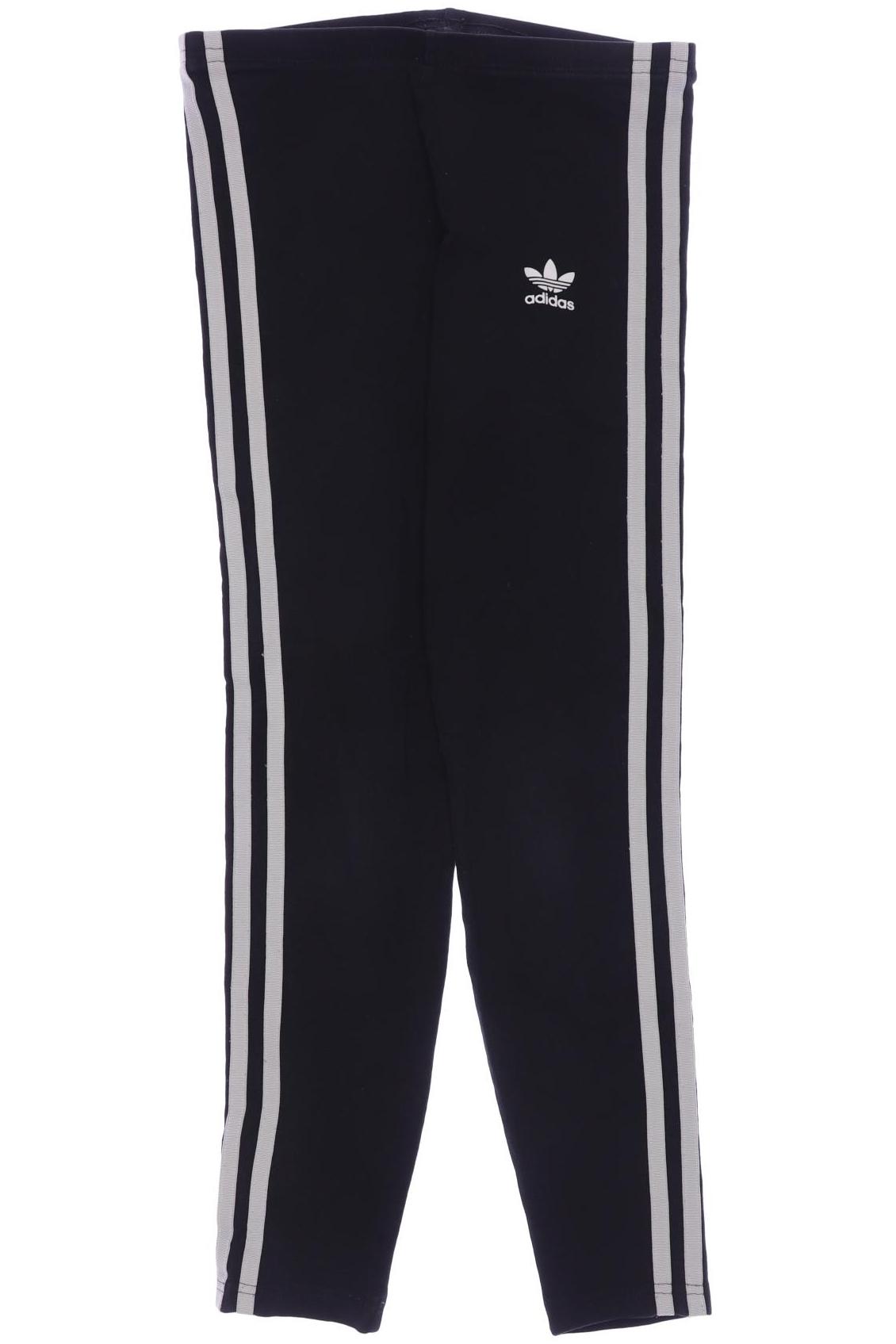 

adidas Mädchen Stoffhose, schwarz, Gr. 140