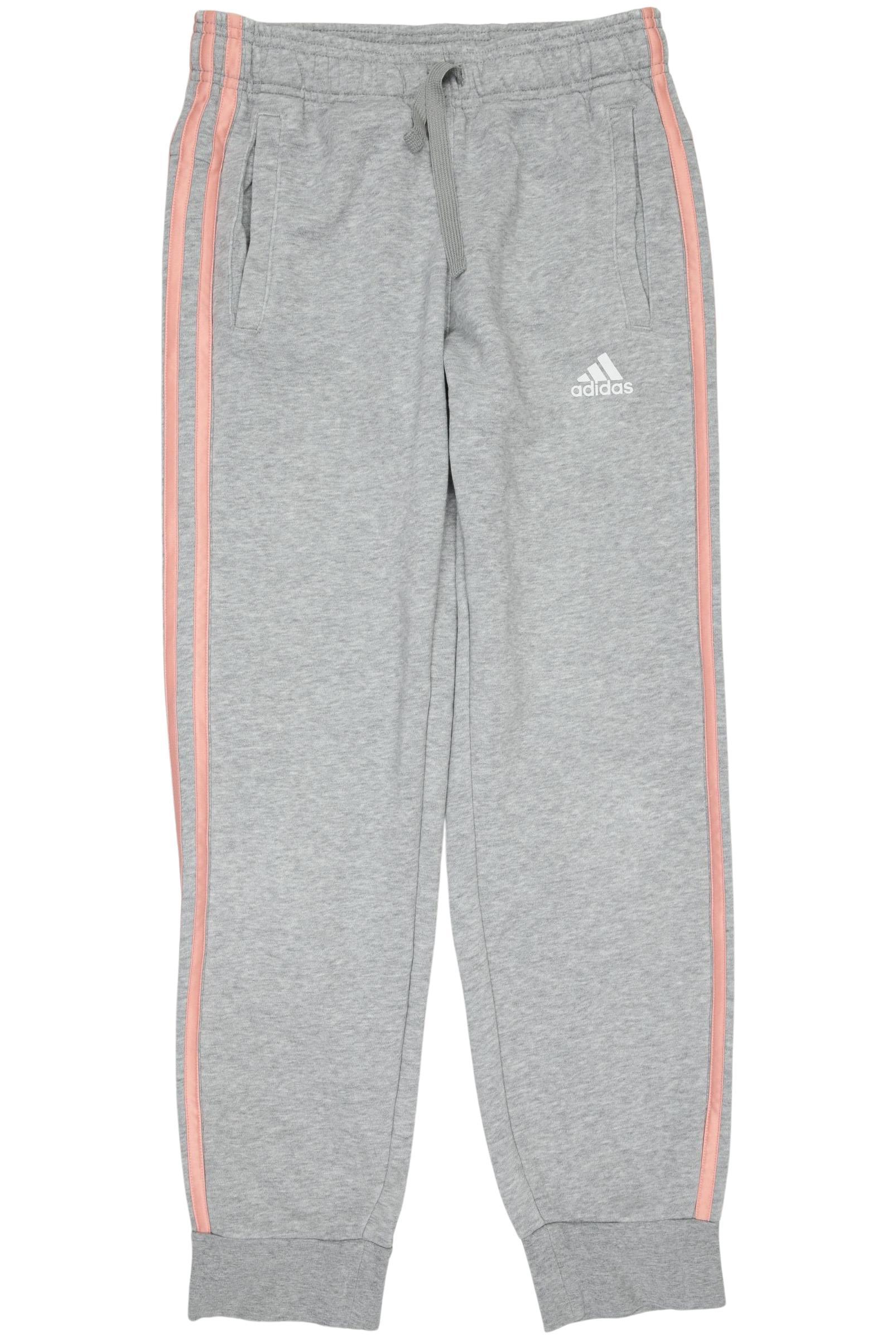 

adidas Damen Stoffhose, grau, Gr. 146